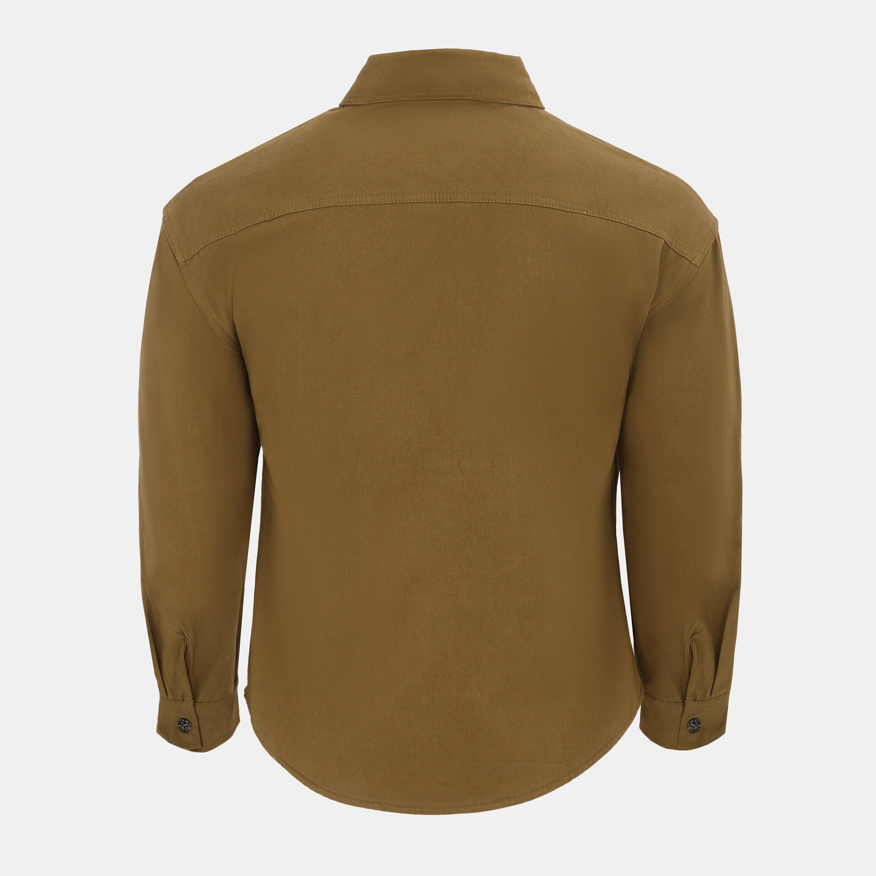 Khaki - Firetrap - Heavy Shirt Mens - 2