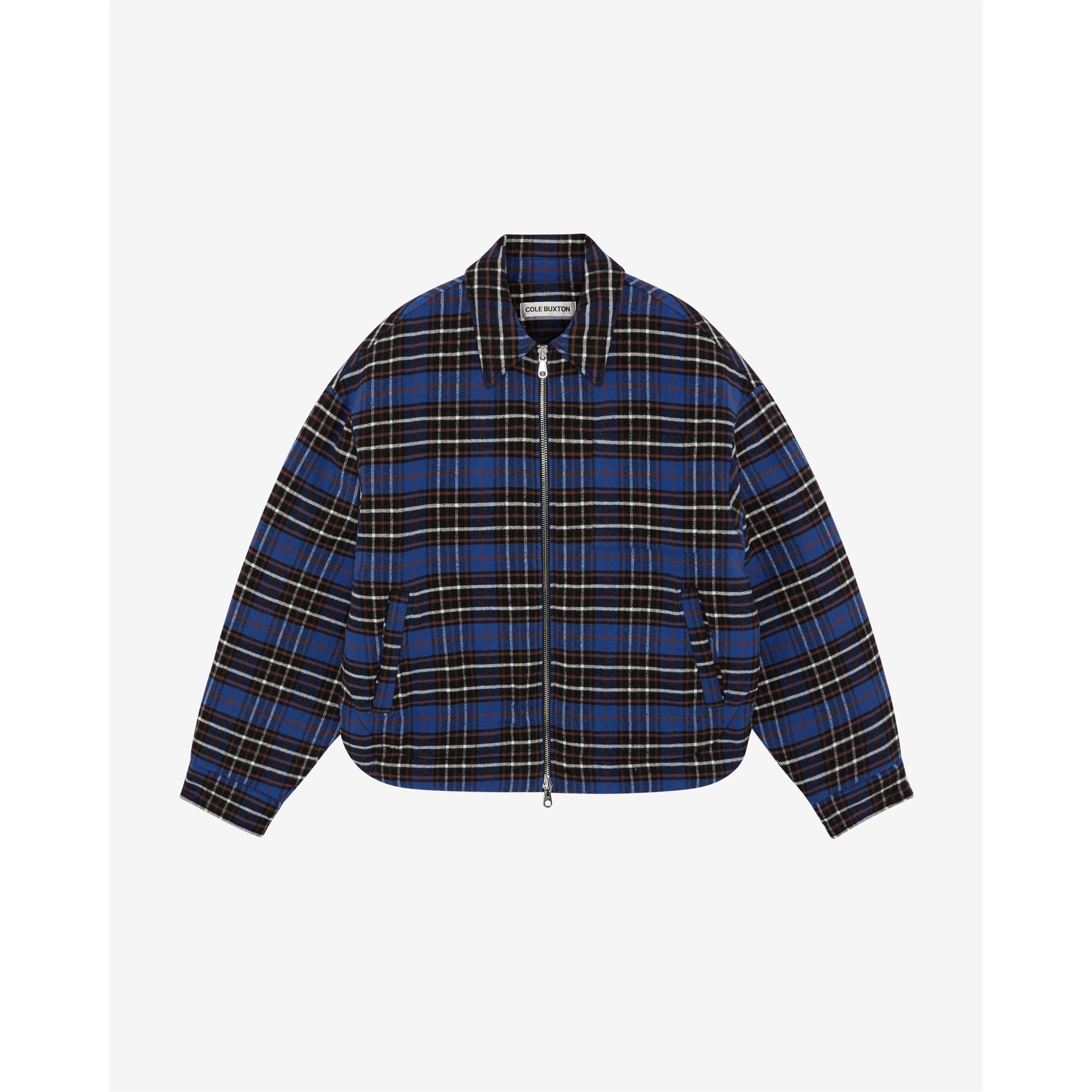 Blue/Black - Cole Buxton - Cole Flannel Overshi Sn99 - 1