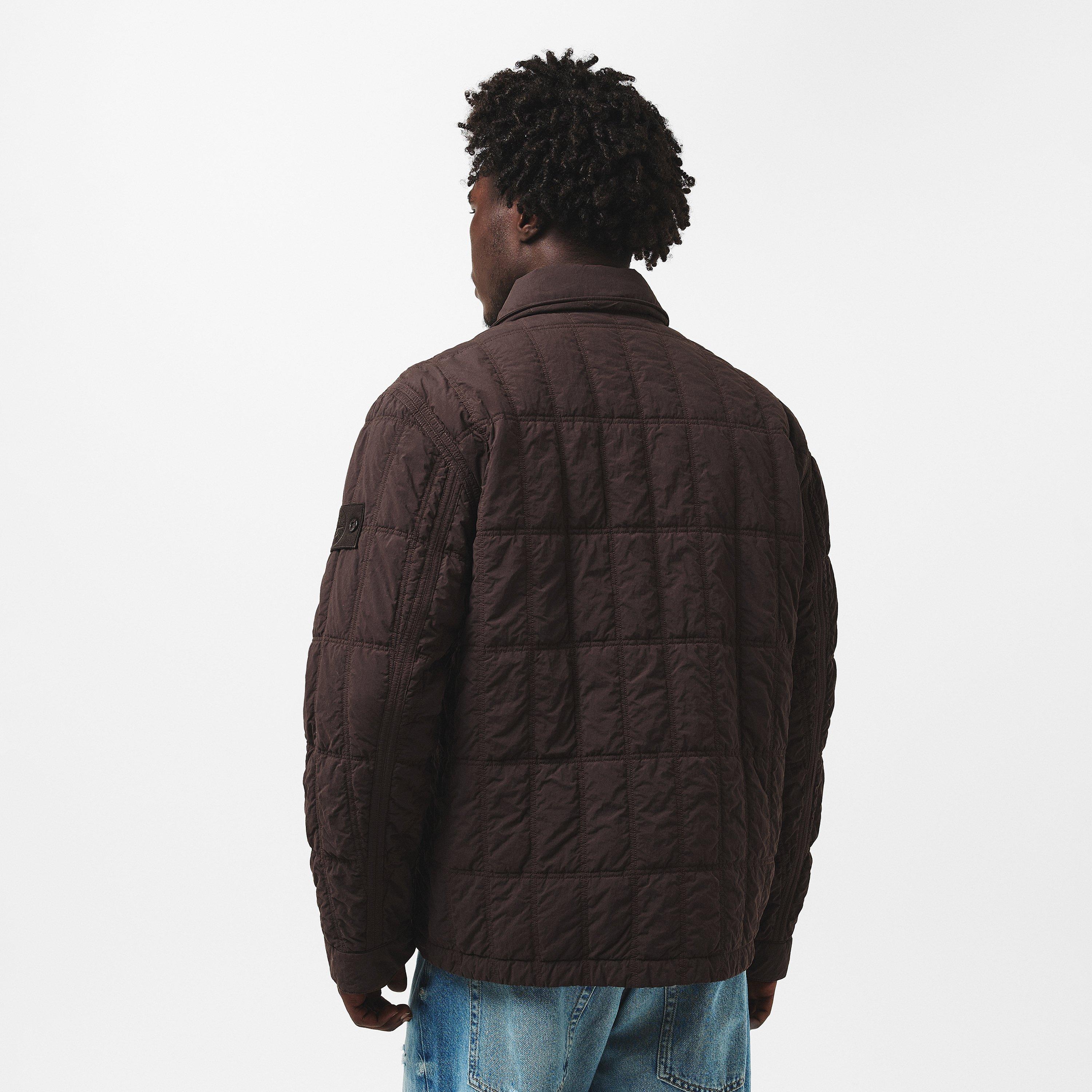 Moro V0070 - Stone Island Ghost - Men's Ghost Long Sleeve Weather-Resistant Full Zip Coach Jacket - 4