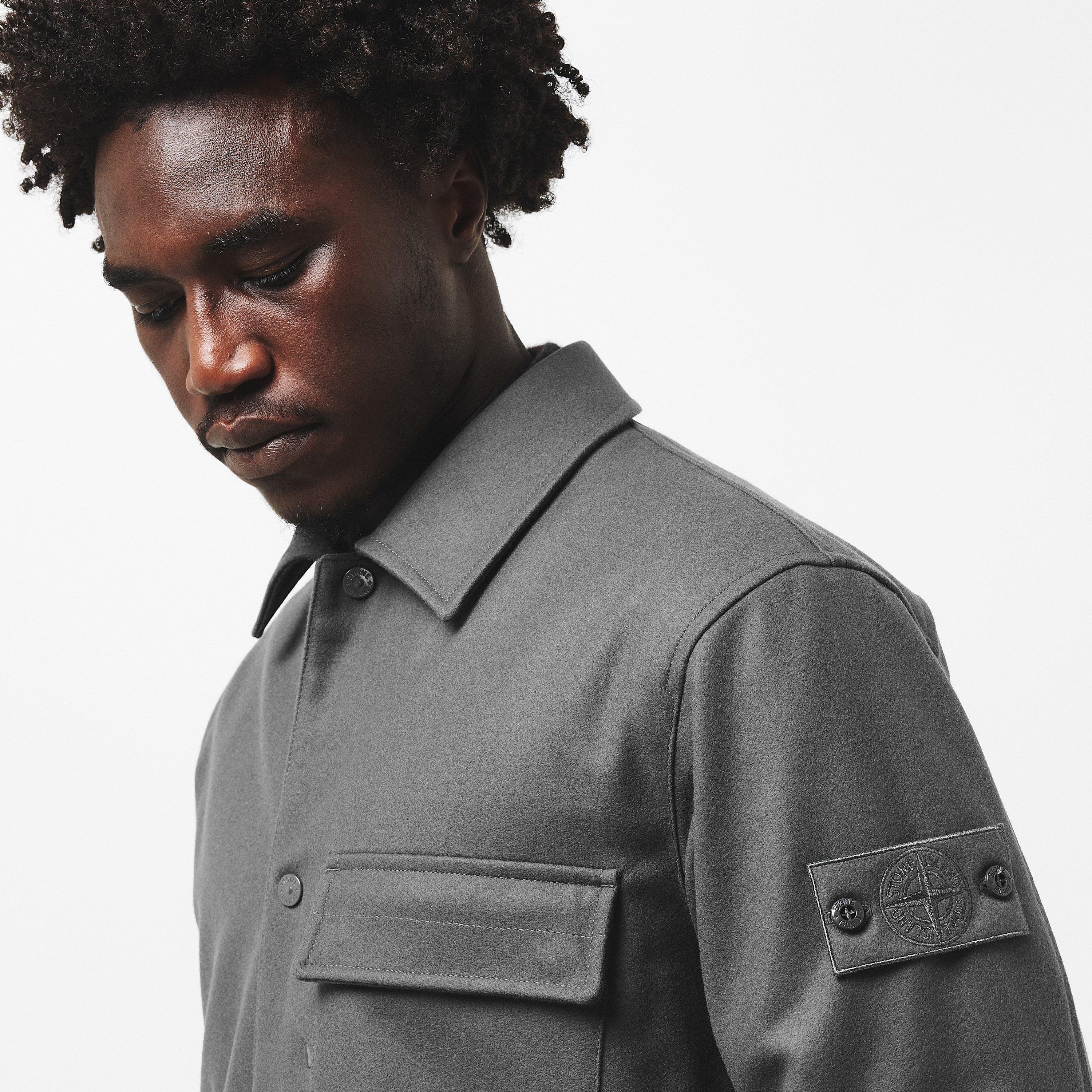 Fumo V0067 - Stone Island Ghost - Men's  Ghost Multi-Pocket Overshirt - 5