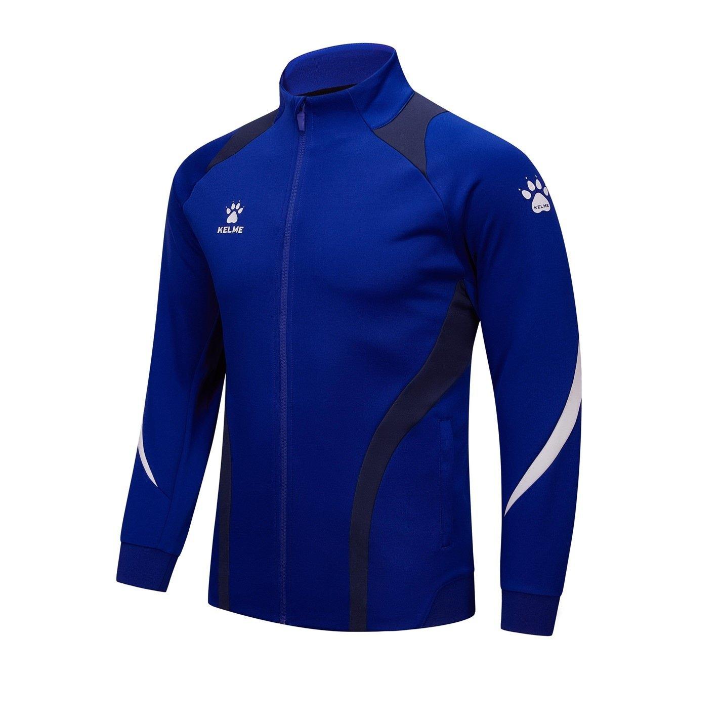 Kongelig Himmelblå - Kelme - Men's 4-Way Stretch Half Zip Performance Training Jacket - 1