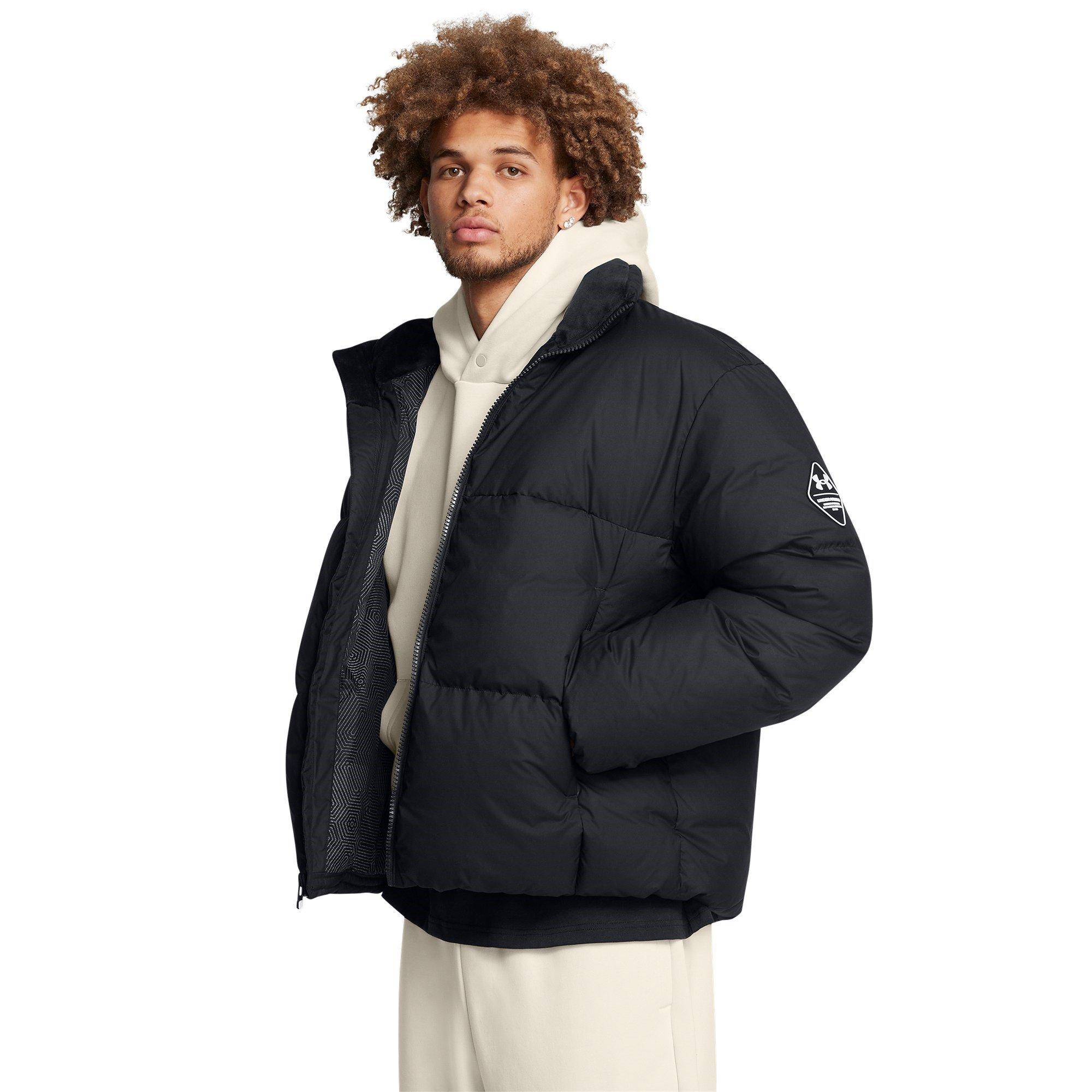 Black - Under Armour - Men's Quilted Water-Repellent Puffer Jacket - 3