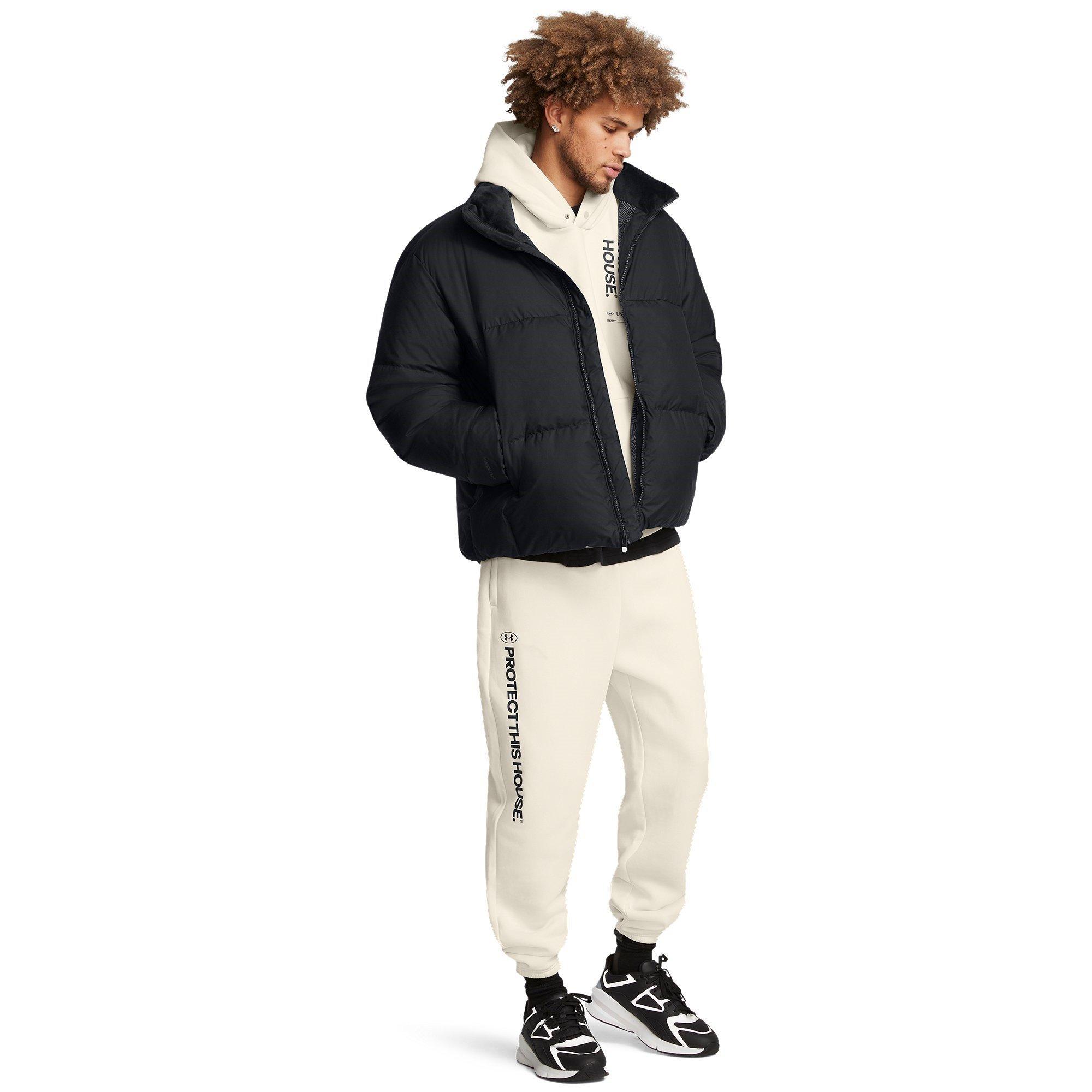 Black - Under Armour - Men's Quilted Water-Repellent Puffer Jacket - 7
