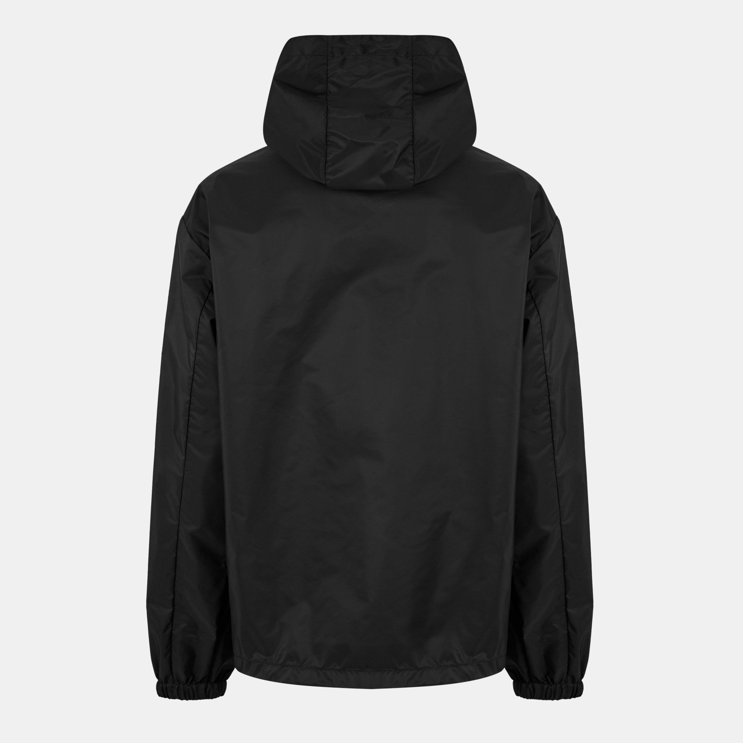 Black - Prada - Men's  Hooded Long Sleeve Windbreaker - 2