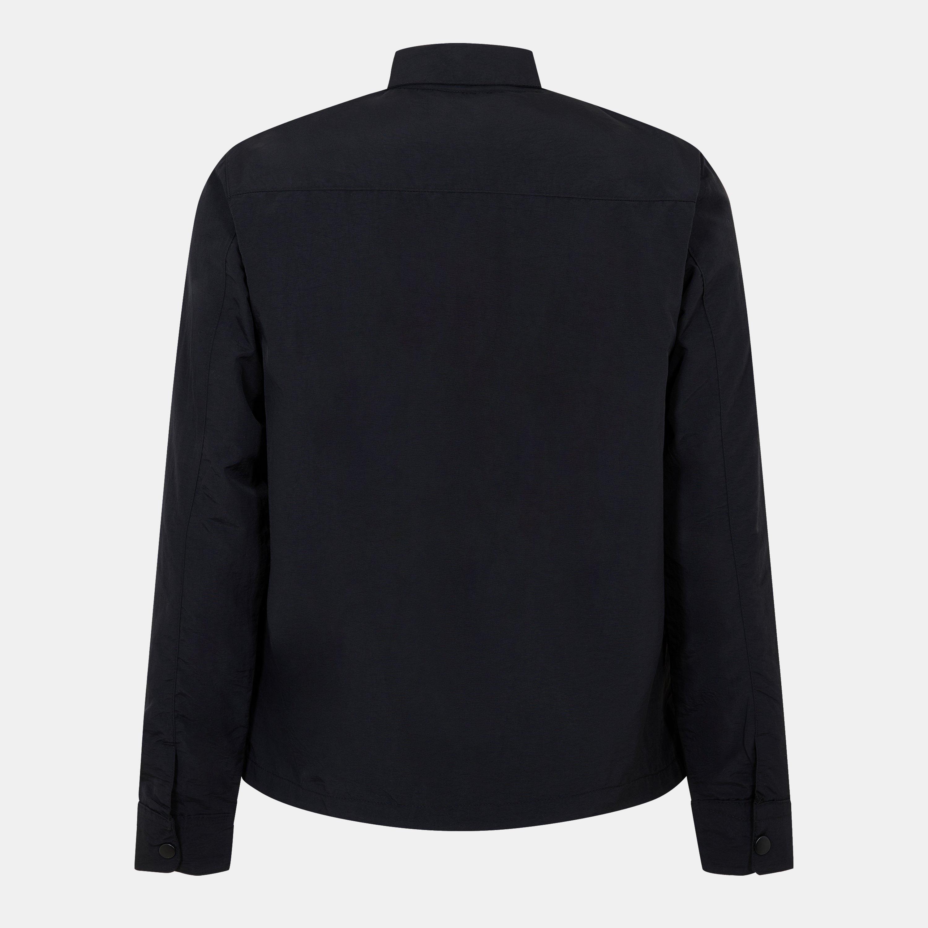 Black - Brave Soul - Shacket Long Sleeve Full Zip Overshirt - 2