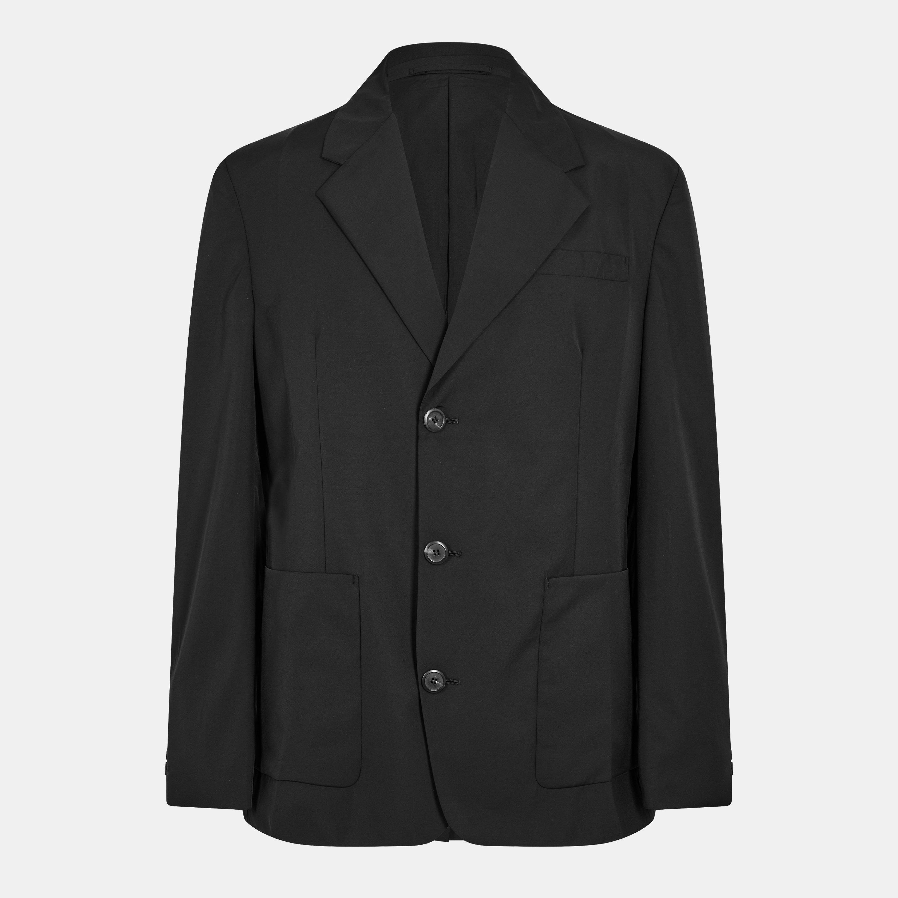 Prada Men's Travel Crease-Resistant Blazer - Black - M