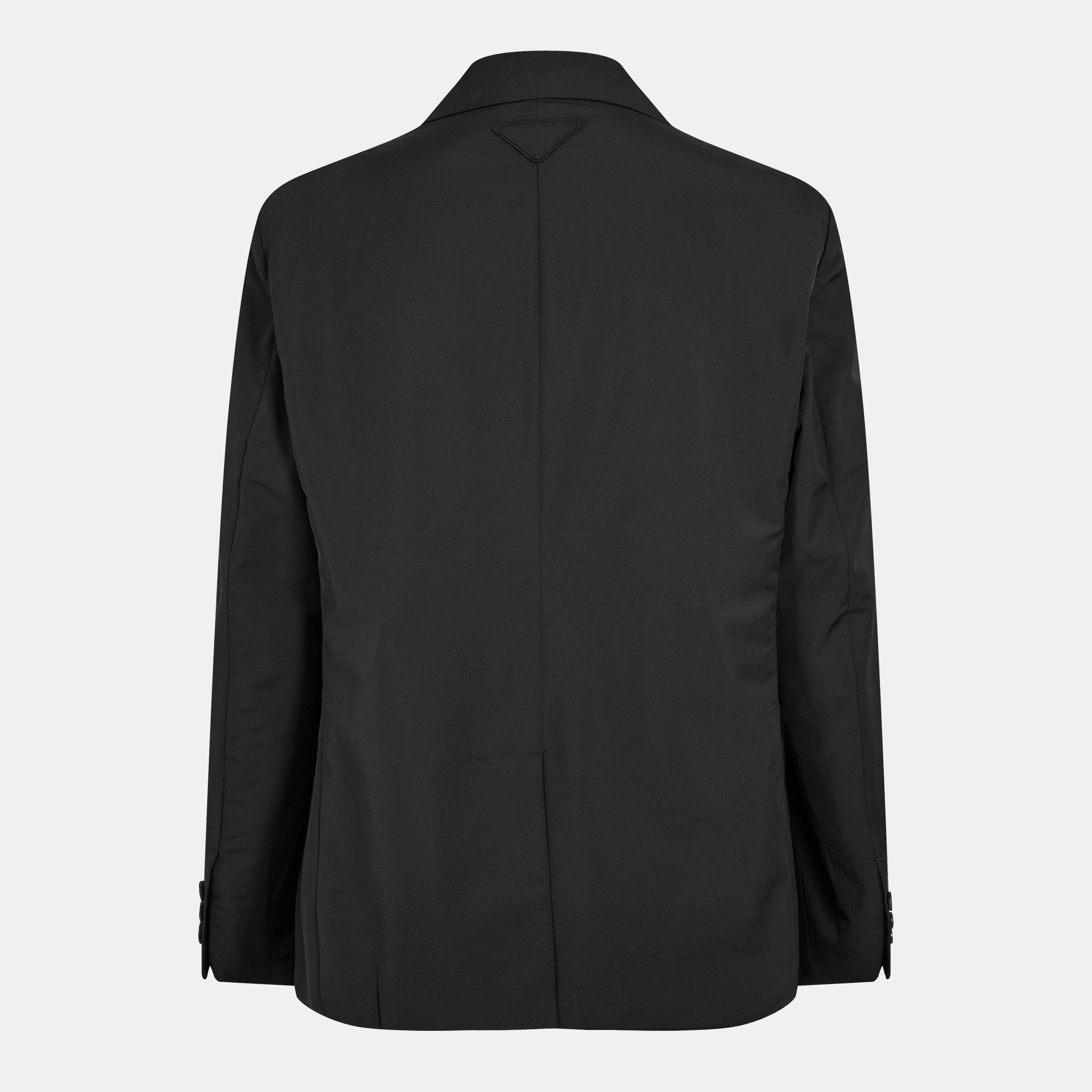 Black - Prada - Men's Travel Crease-Resistant Blazer - 2