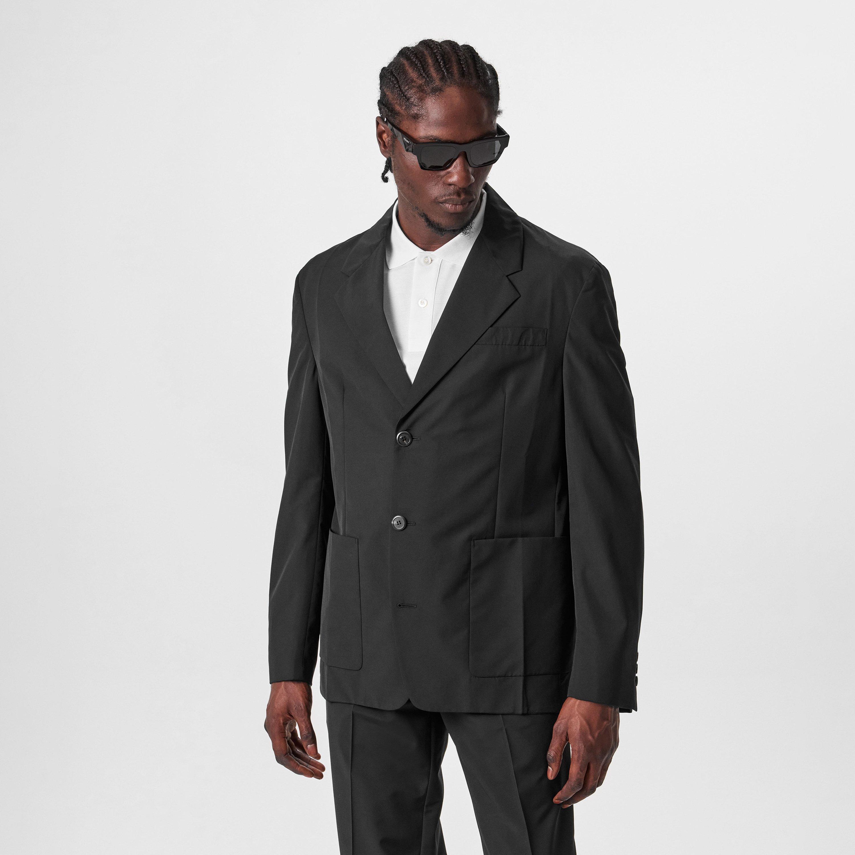 Black - Prada - Men's Travel Crease-Resistant Blazer - 3