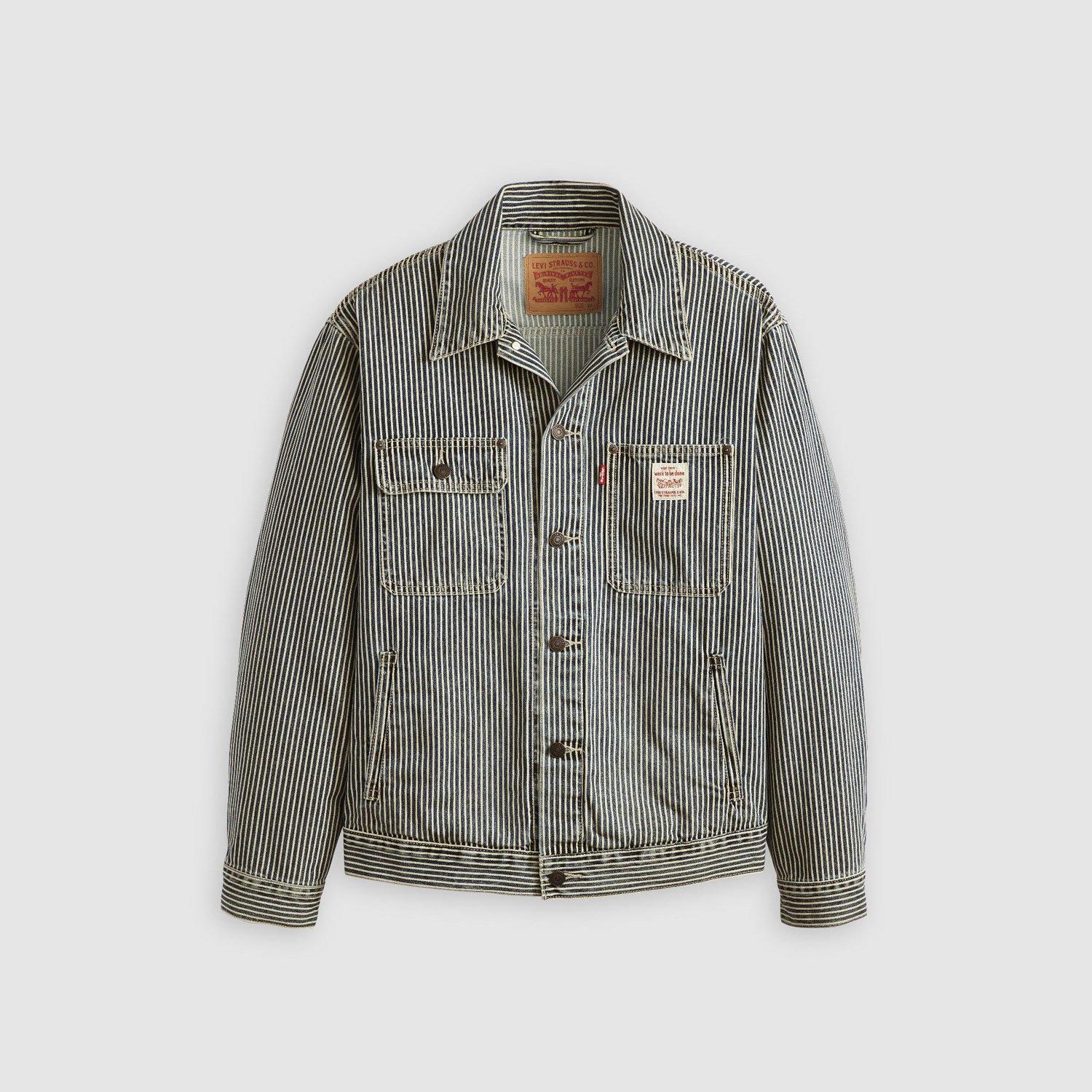 Levis Levis Trucker Jacket - Stripe Trucker - L