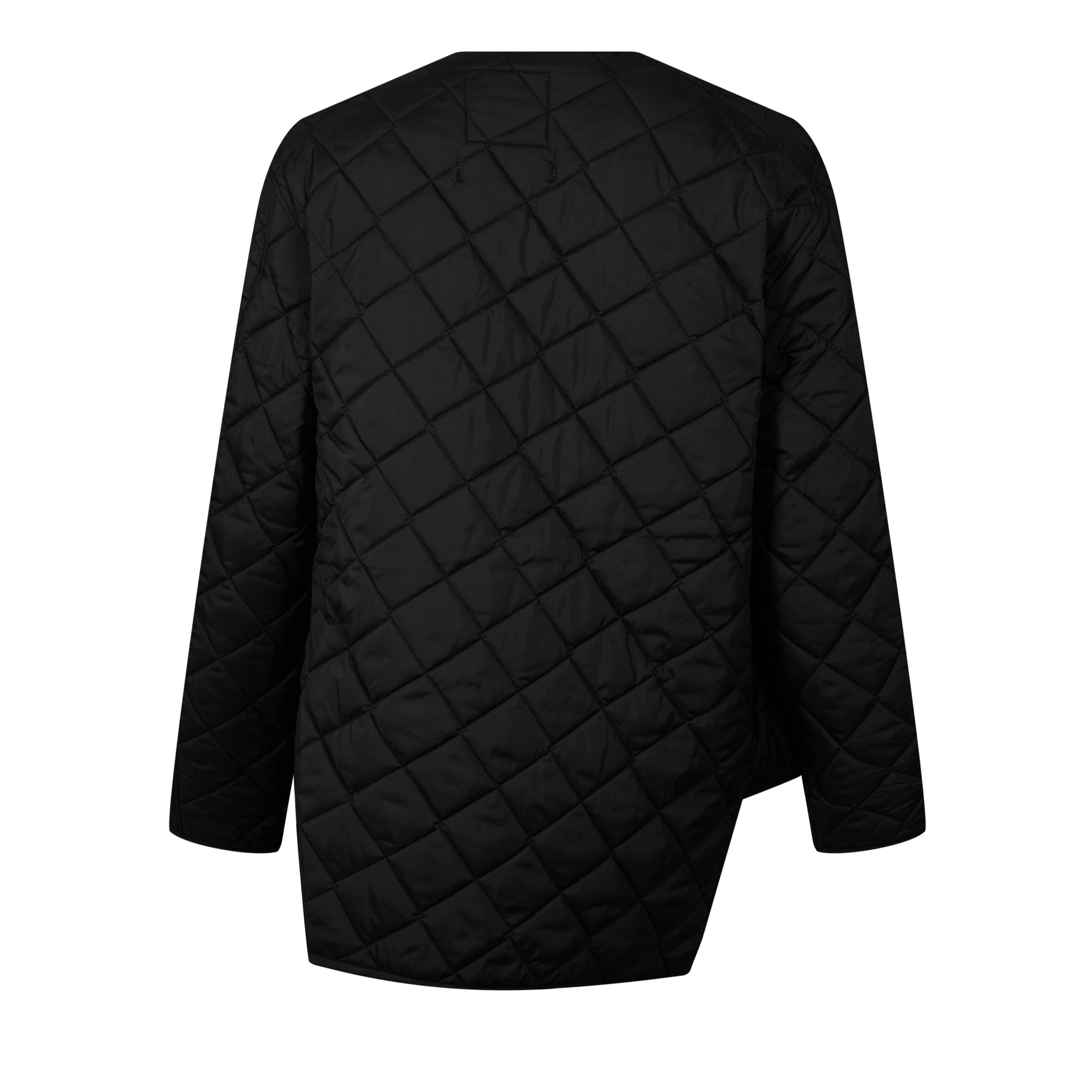 Black - Comme des Garcons Shirt - Men's Asymmetrical Long Sleeve Quilted Jacket - 8