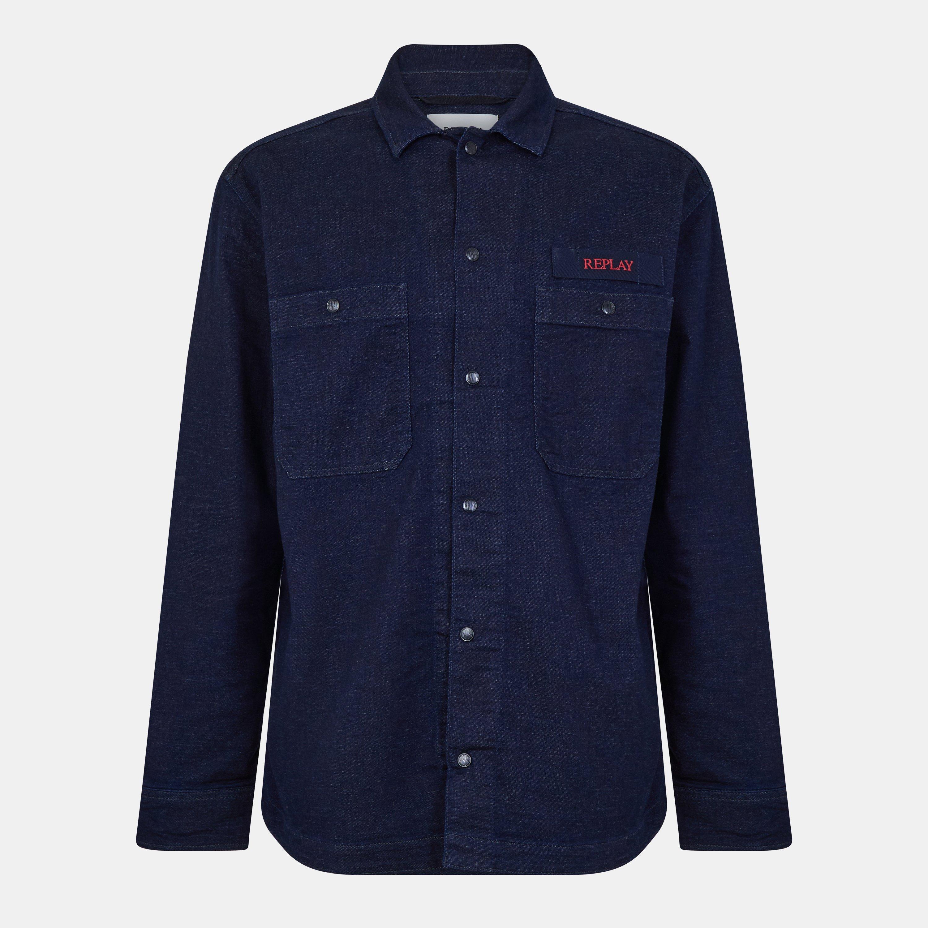 Blue - Replay - Men's Service Overshirt - 1