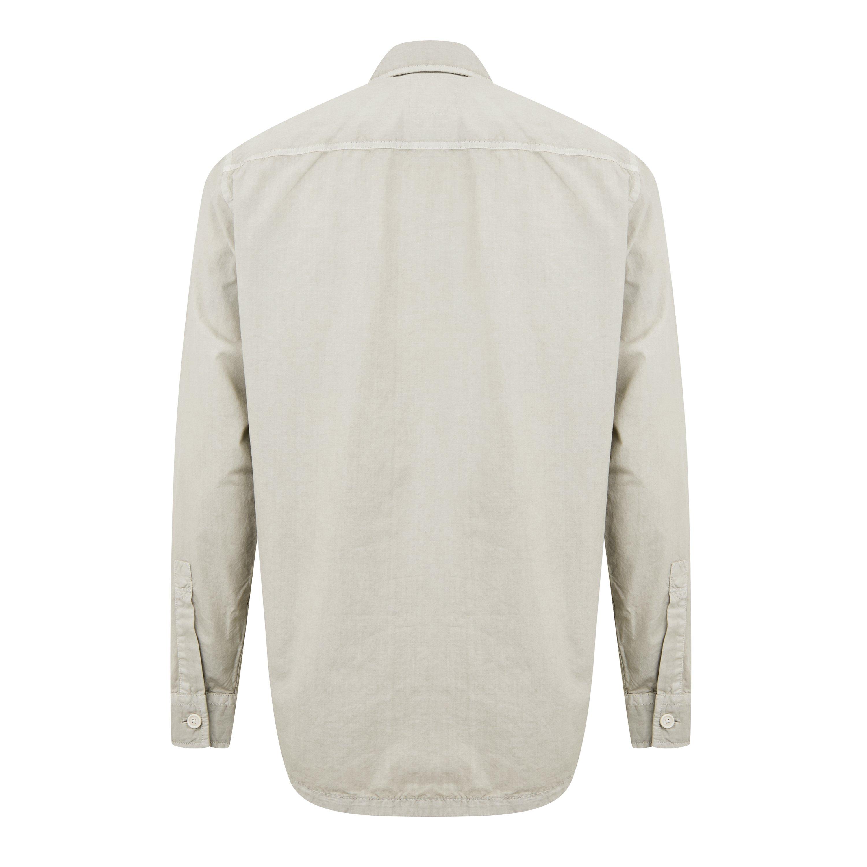 Light Beige 271 - Boss - Men's Locky2 M  Orange Structured Overshirt - 2