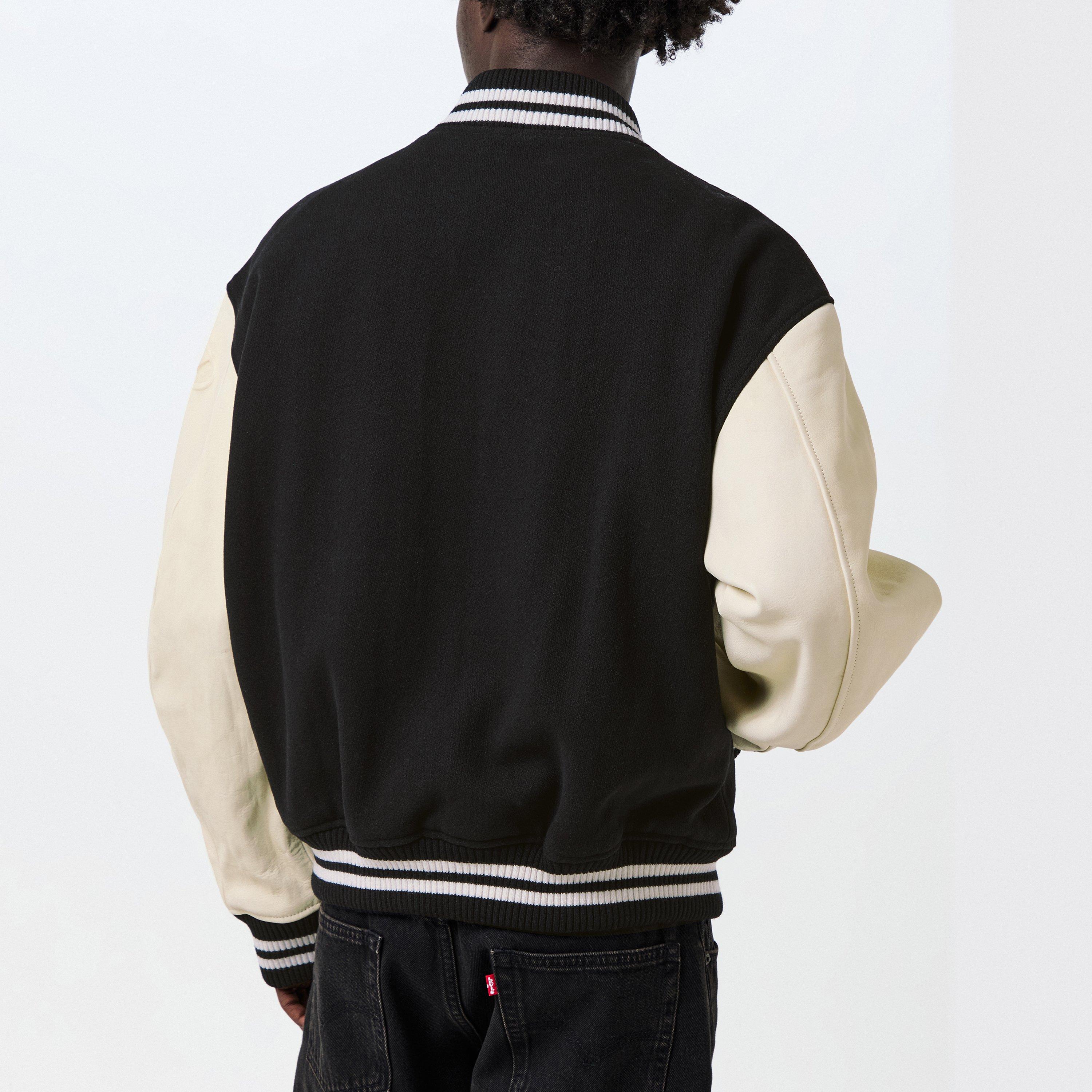 Black Black - Diesel - Men's Franz Giaca Leather Jacket - 4