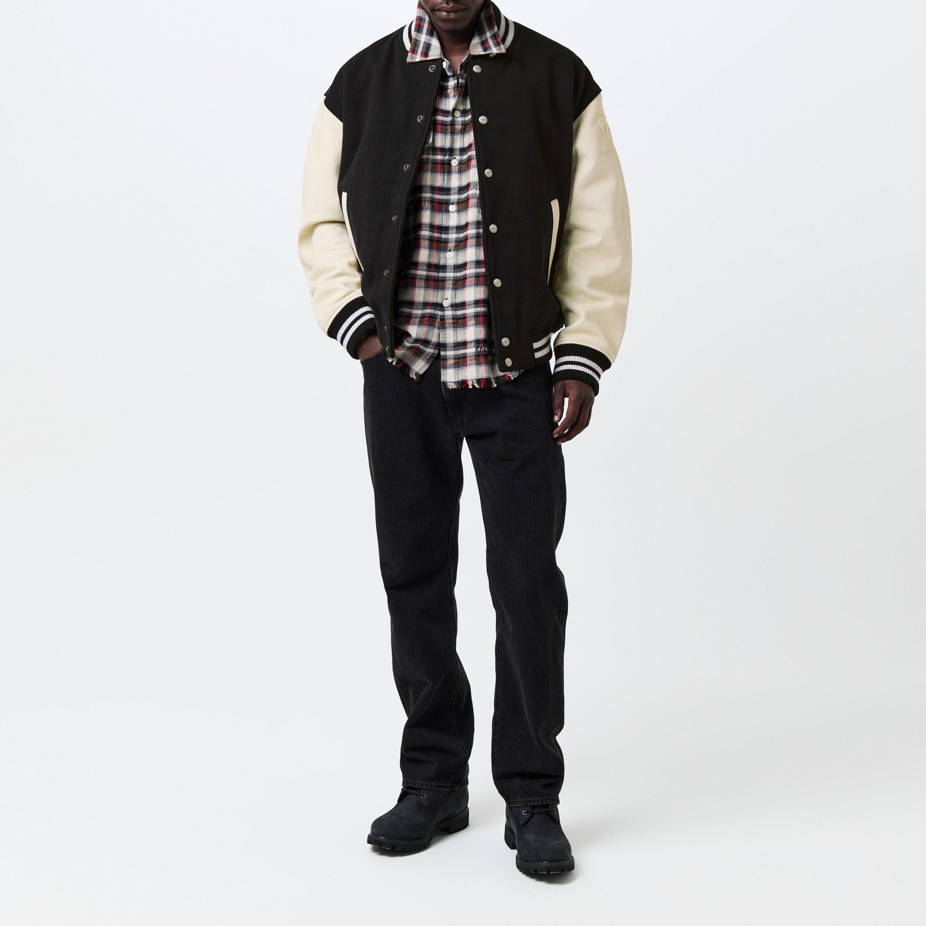 Black Black - Diesel - Men's Franz Giaca Leather Jacket - 6