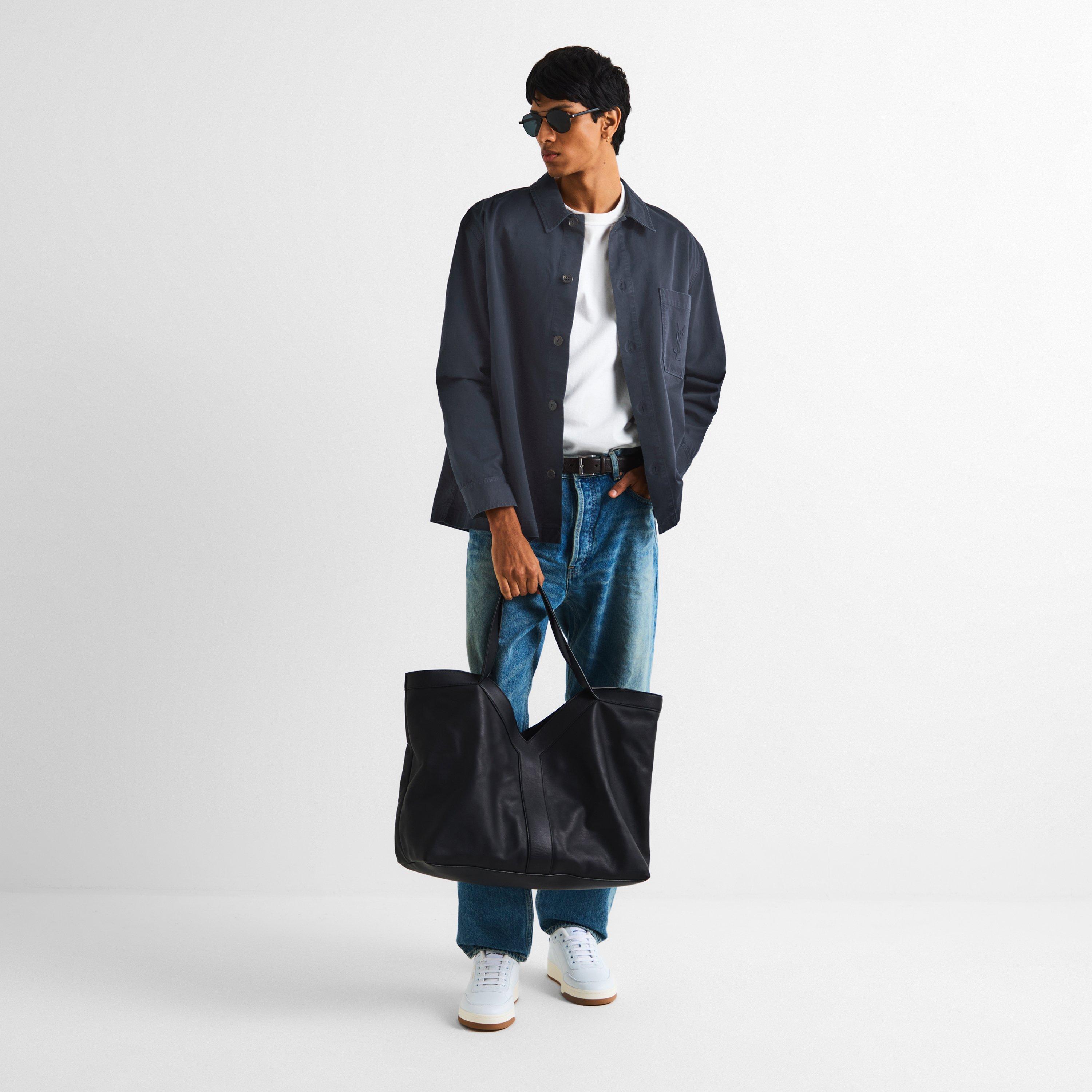 Navy - Saint Laurent - Men's YSL Pocket Overshirt - 6