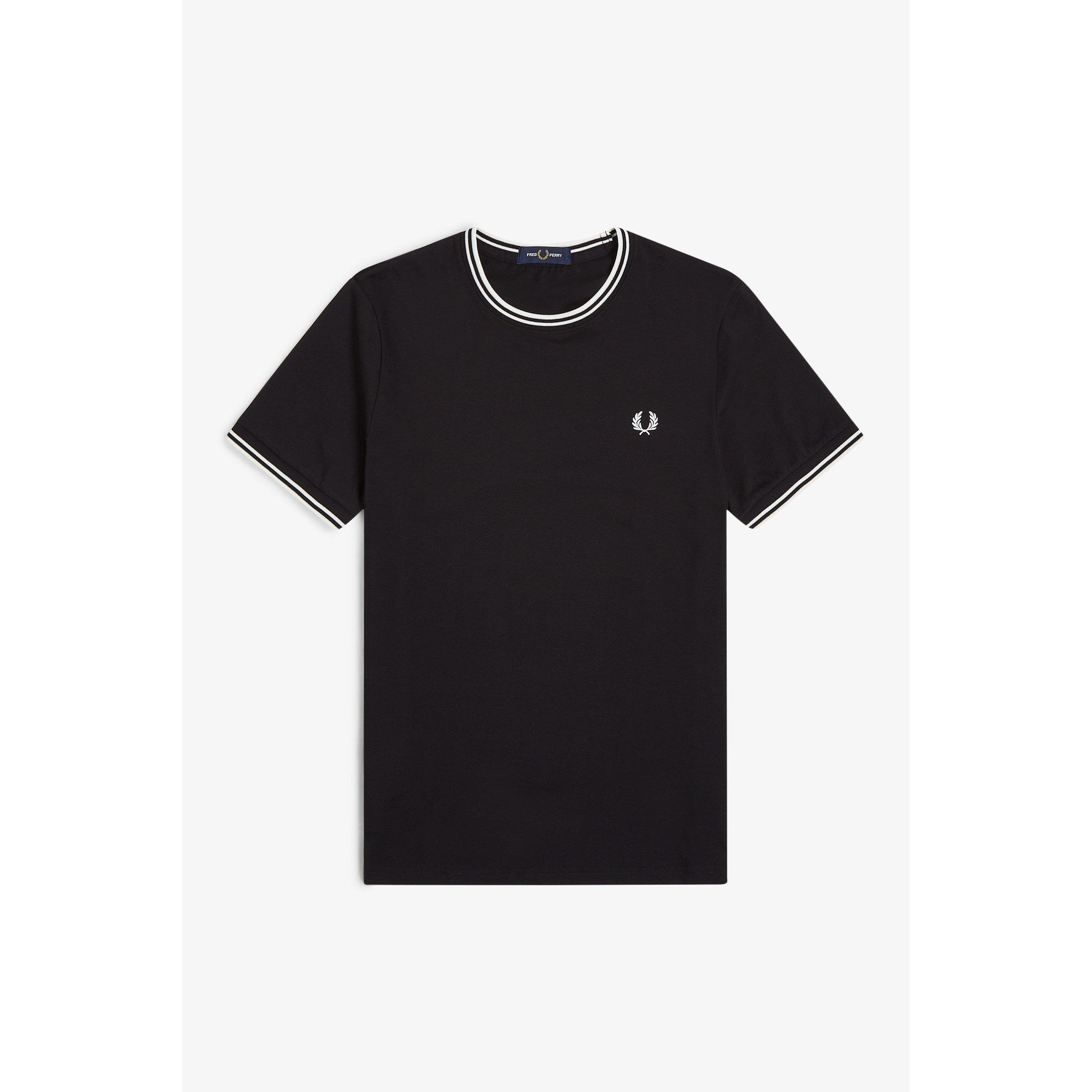 Black 102 - Fred Perry - Twin Tipped T-Shirt - 1