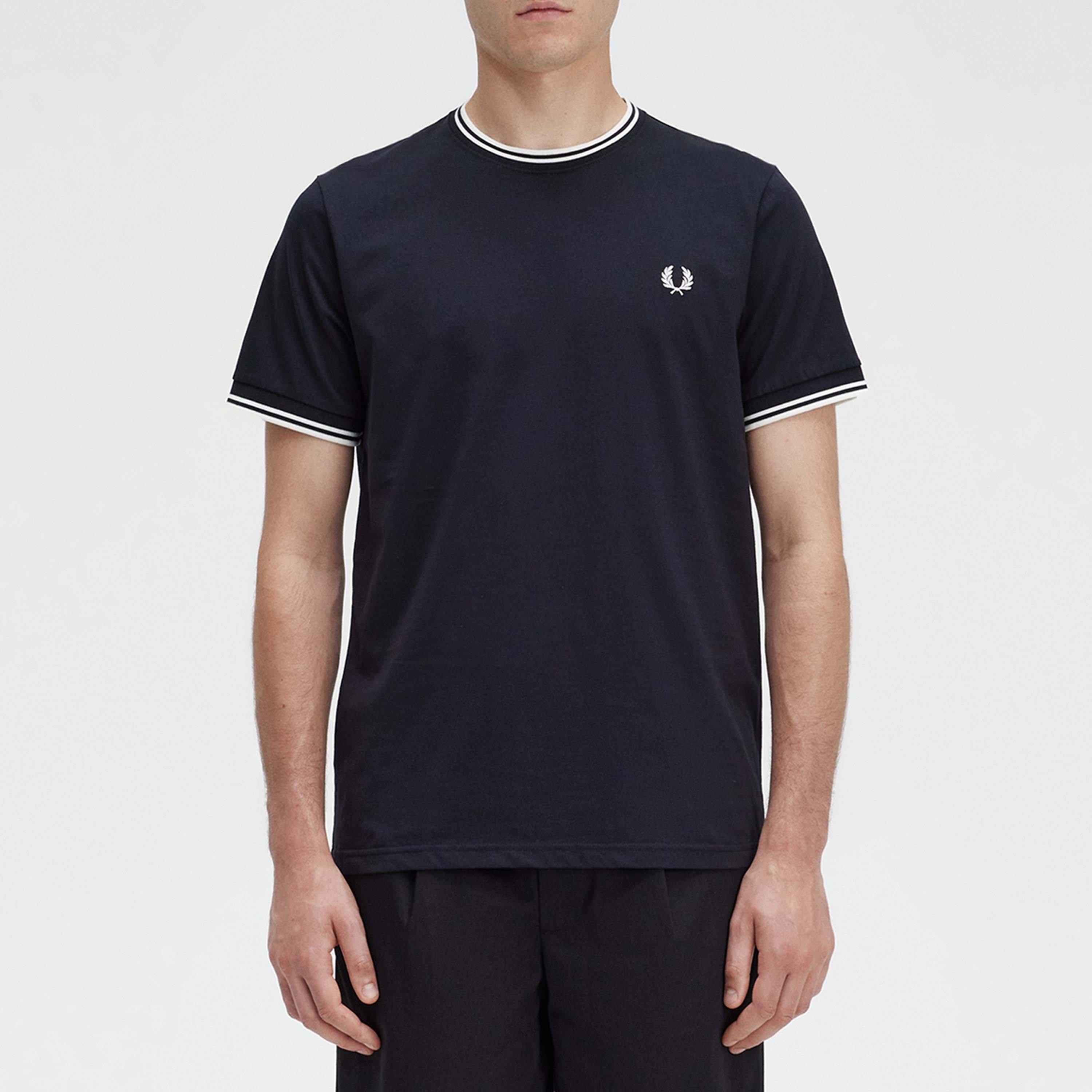 Black 102 - Fred Perry - Twin Tipped T-Shirt - 3