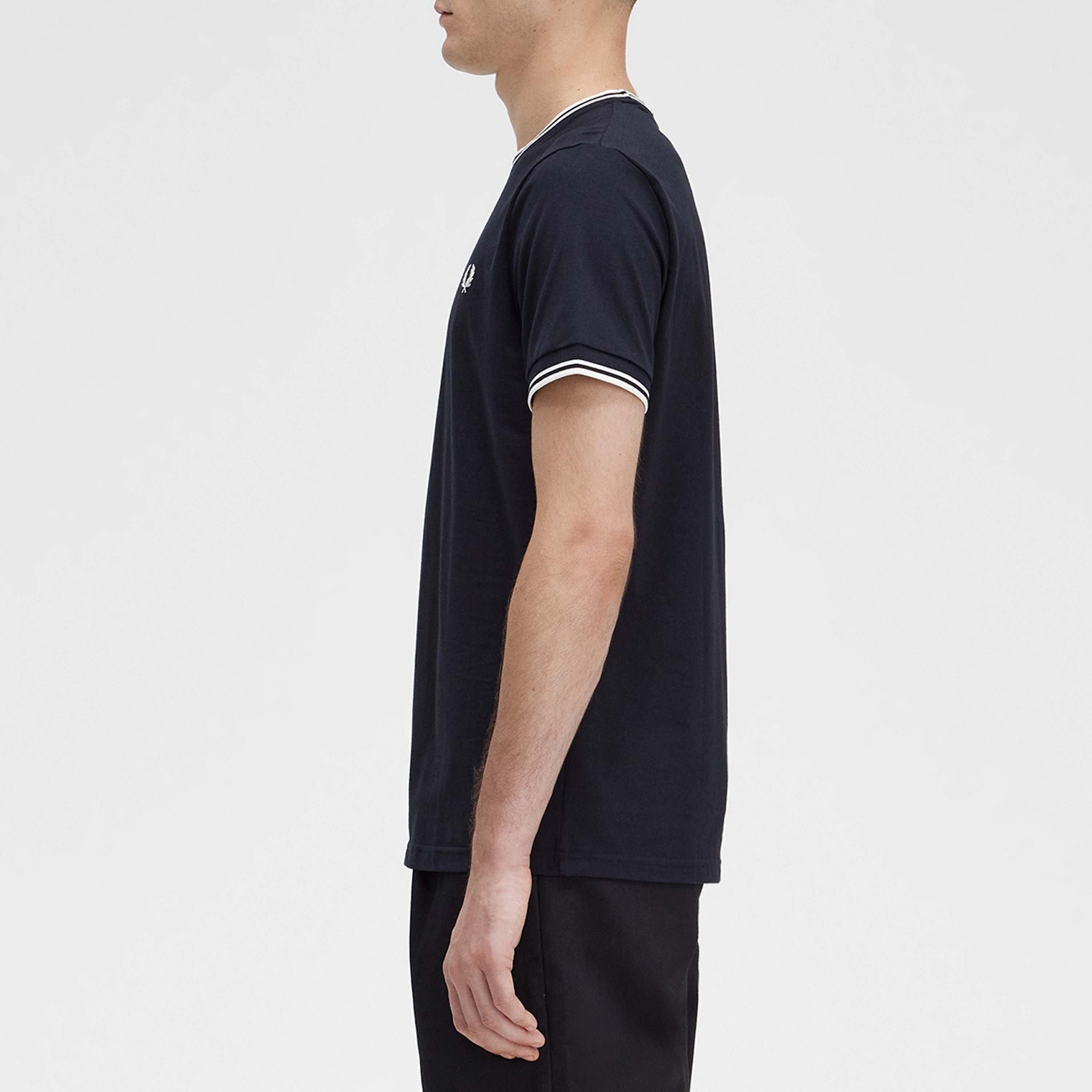 Black 102 - Fred Perry - Twin Tipped T-Shirt - 4