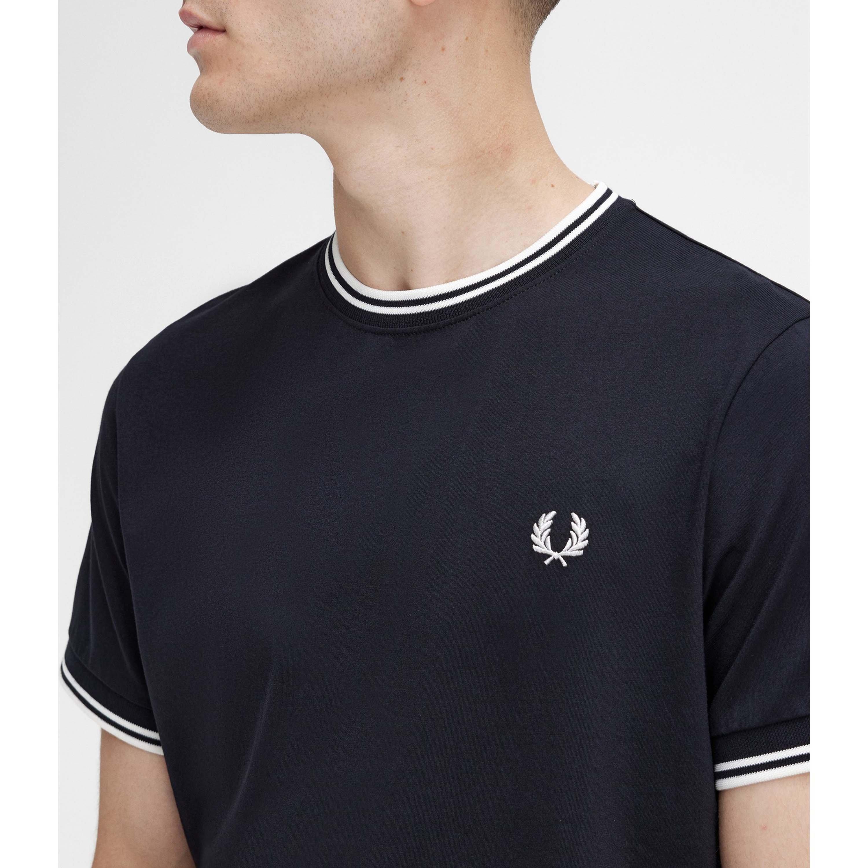 Black 102 - Fred Perry - Twin Tipped T-Shirt - 8