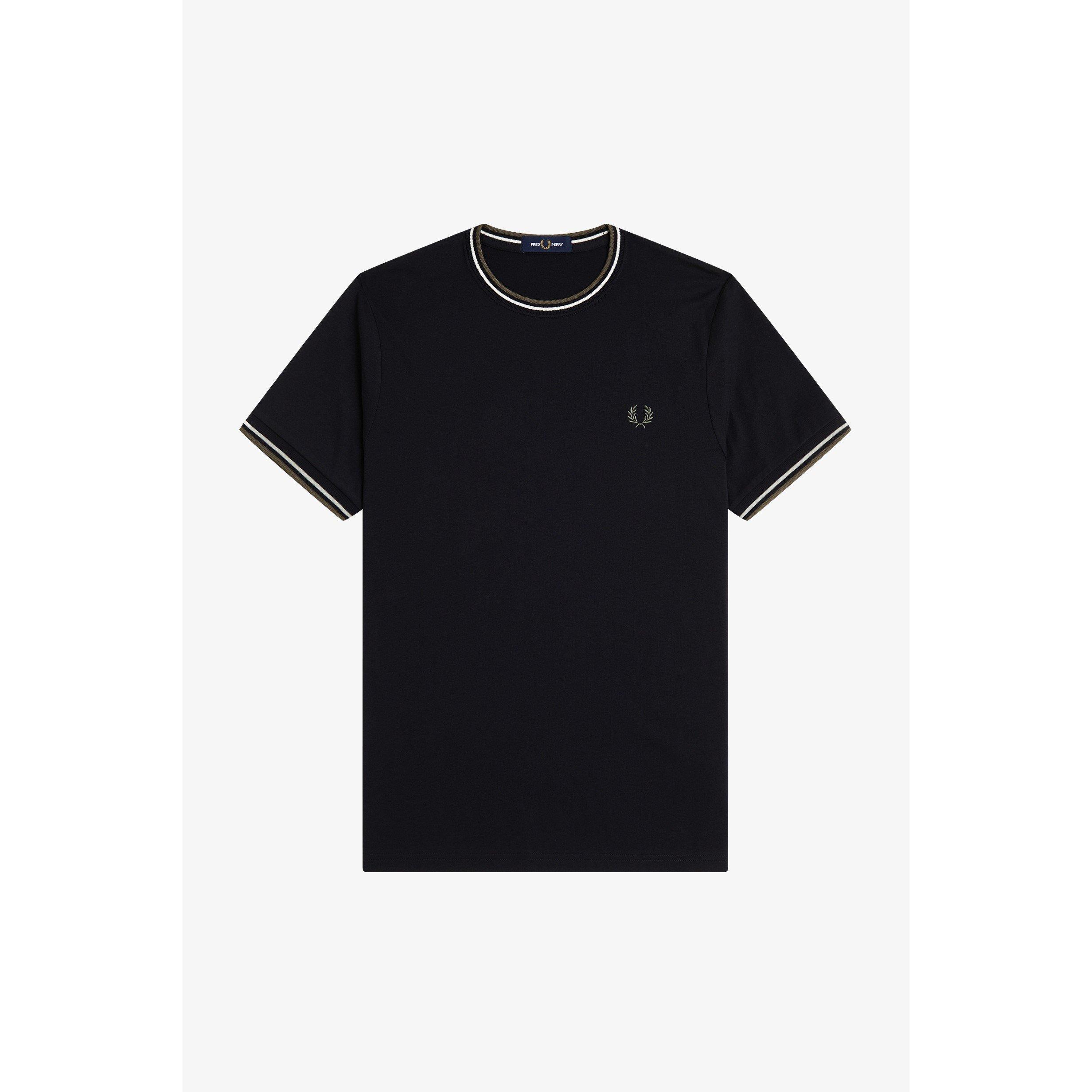 Fred Perry Men's Twin Tipped T-Shirt - Black W54 - L