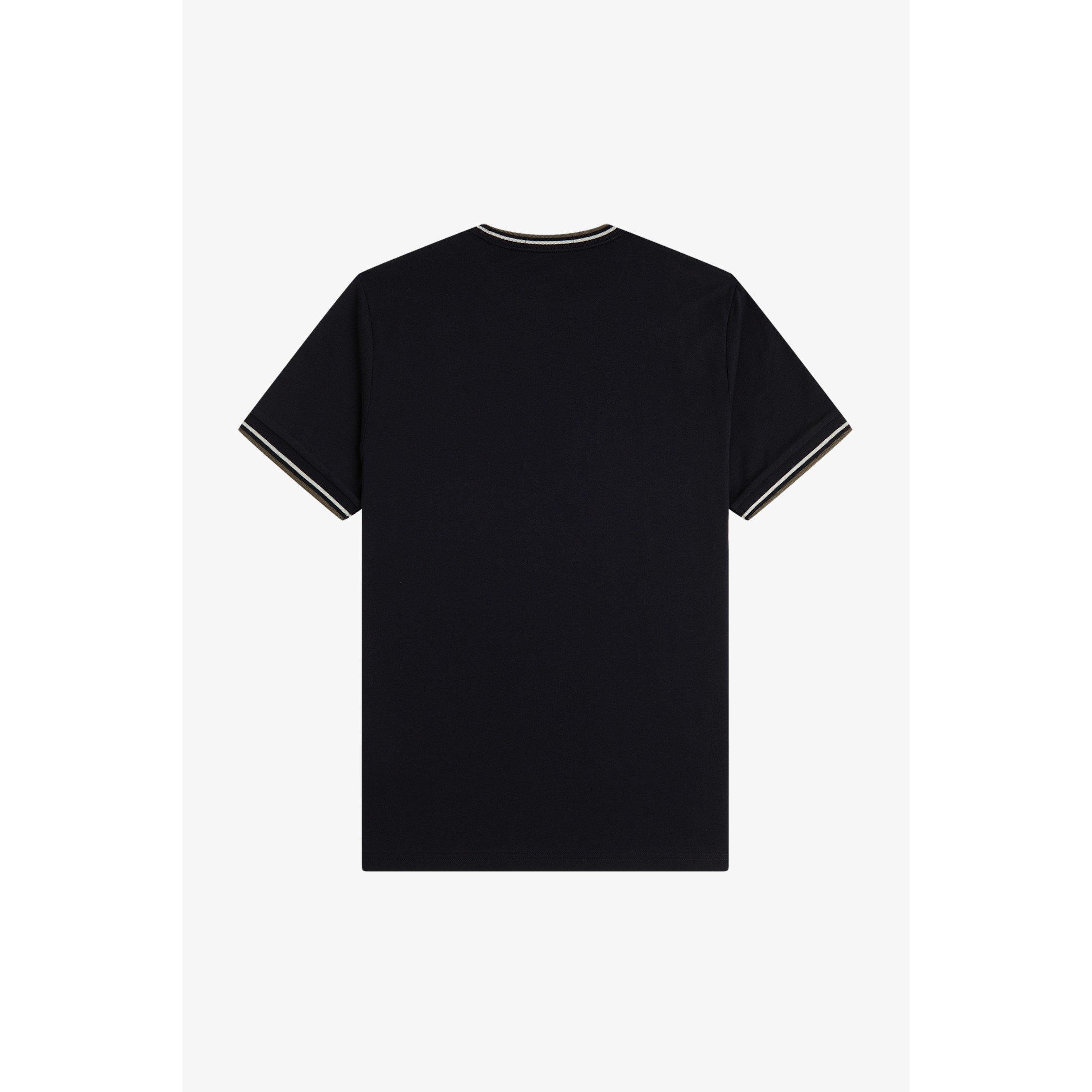 Black W54 - Fred Perry - Twin Tipped T-Shirt - 2