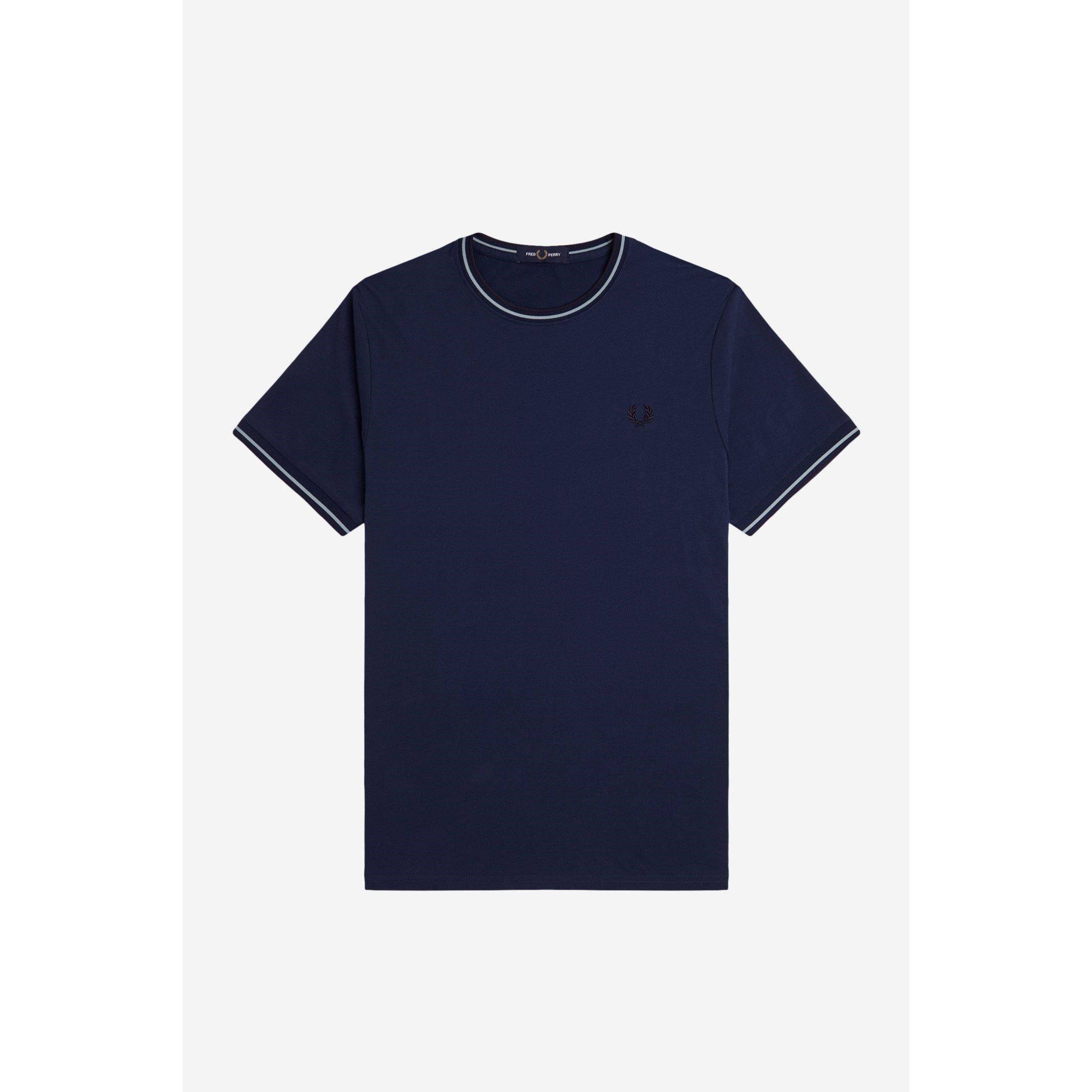 Tennis Blue Y21 - Fred Perry - Twin Tipped T-Shirt - 3