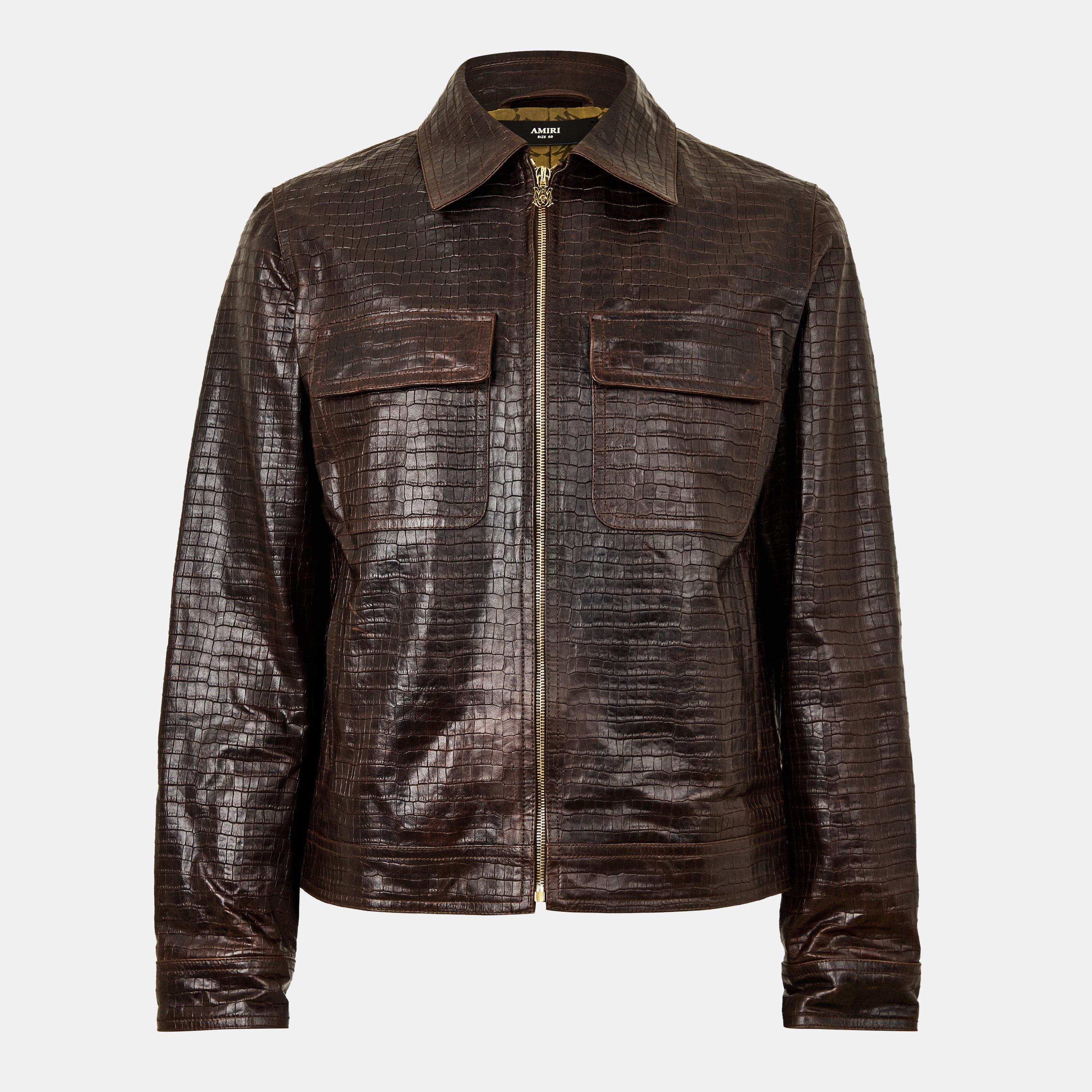 Malt - Amiri - Men's  Leather Jacket - 1