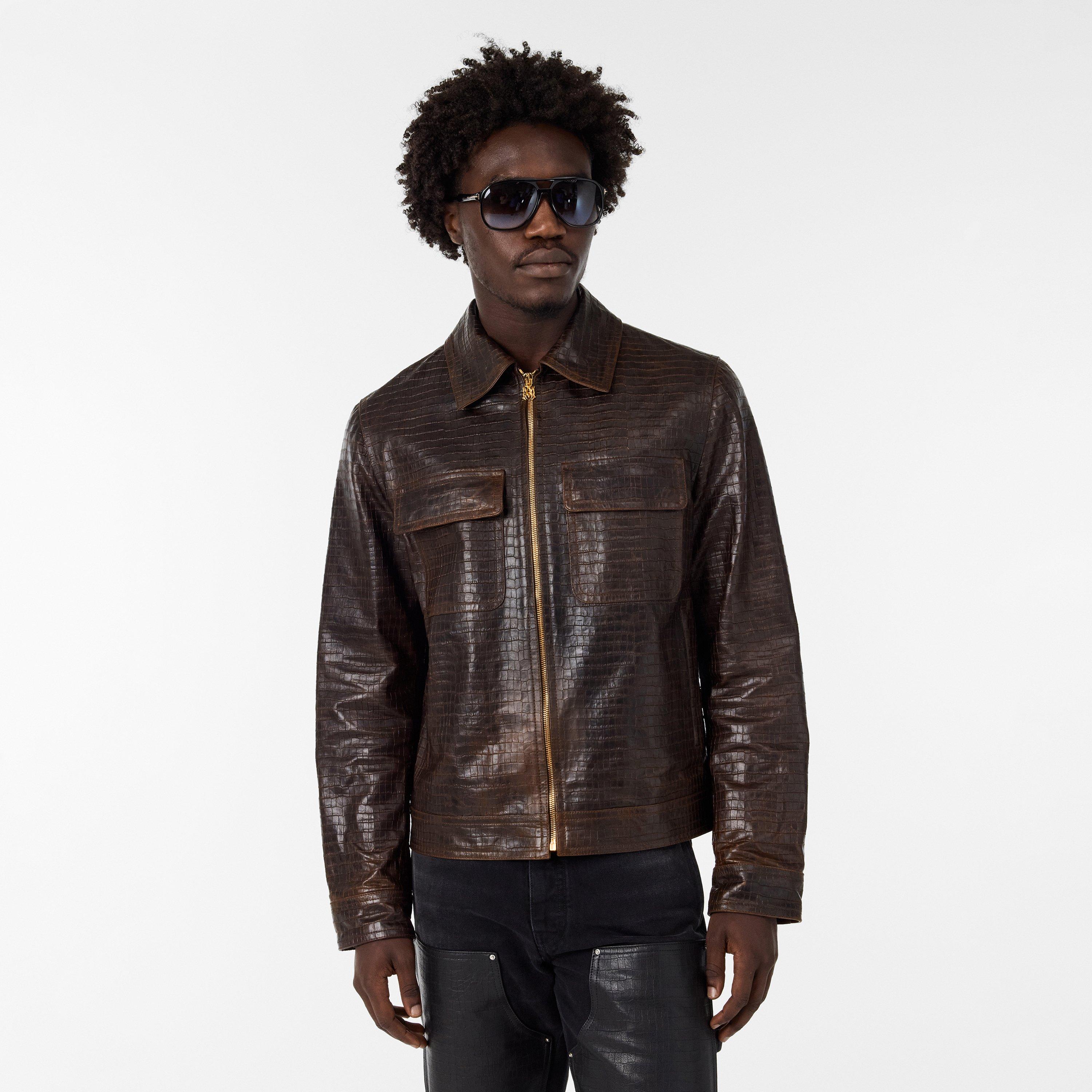 Malt - Amiri - Men's  Leather Jacket - 3