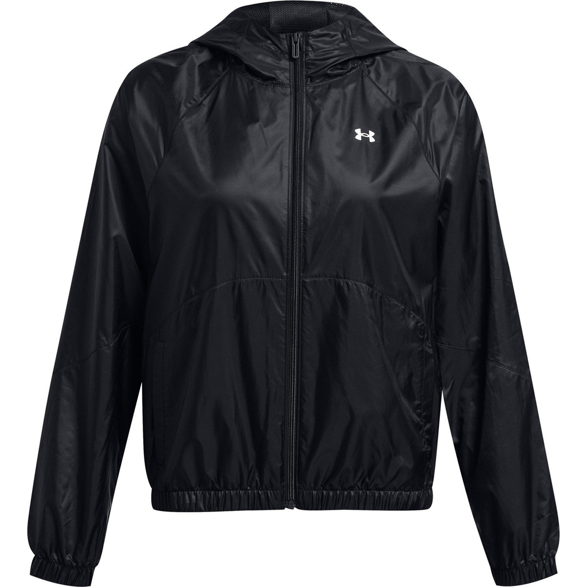 Crna - Under Armour - Under Armour Ua Rival Sport Windbreak Jkt Windbreaker Womens - 1