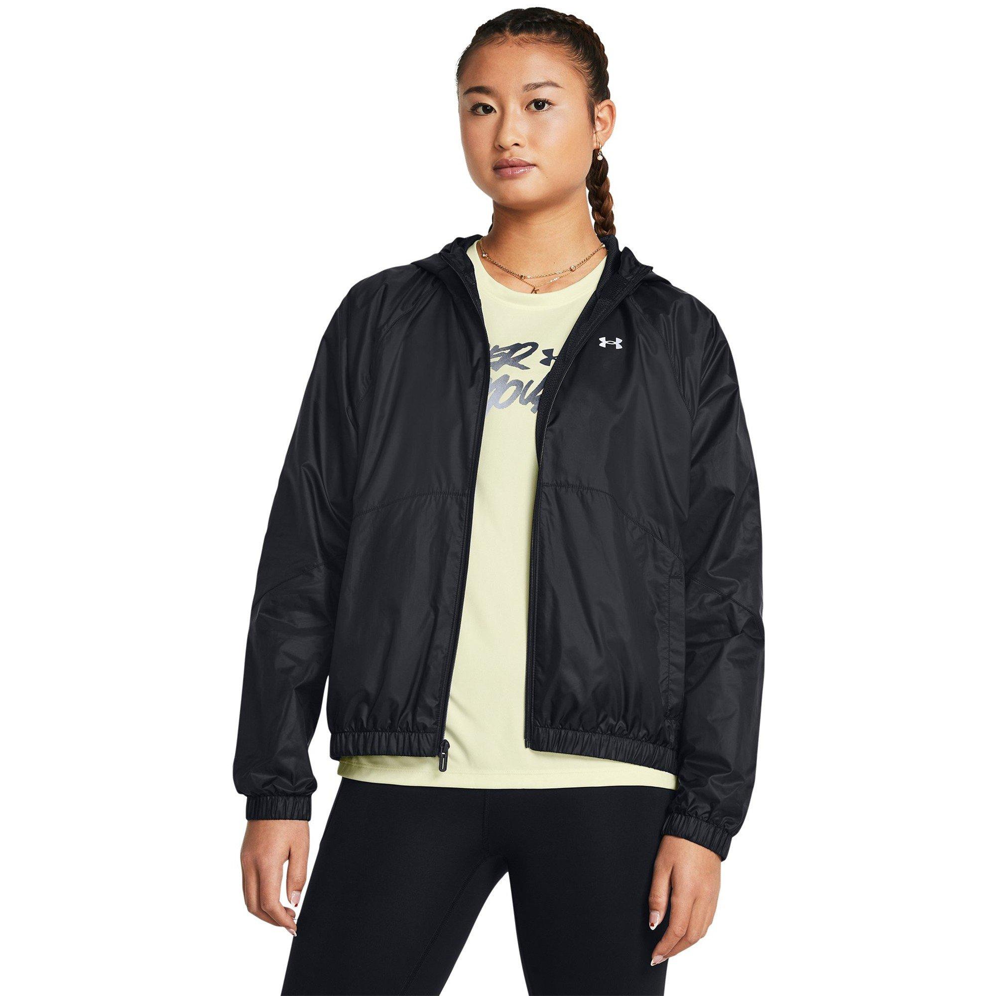 Black - Under Armour - Under Armour Ua Rival Sport Windbreak Jkt Windbreaker Womens - 3