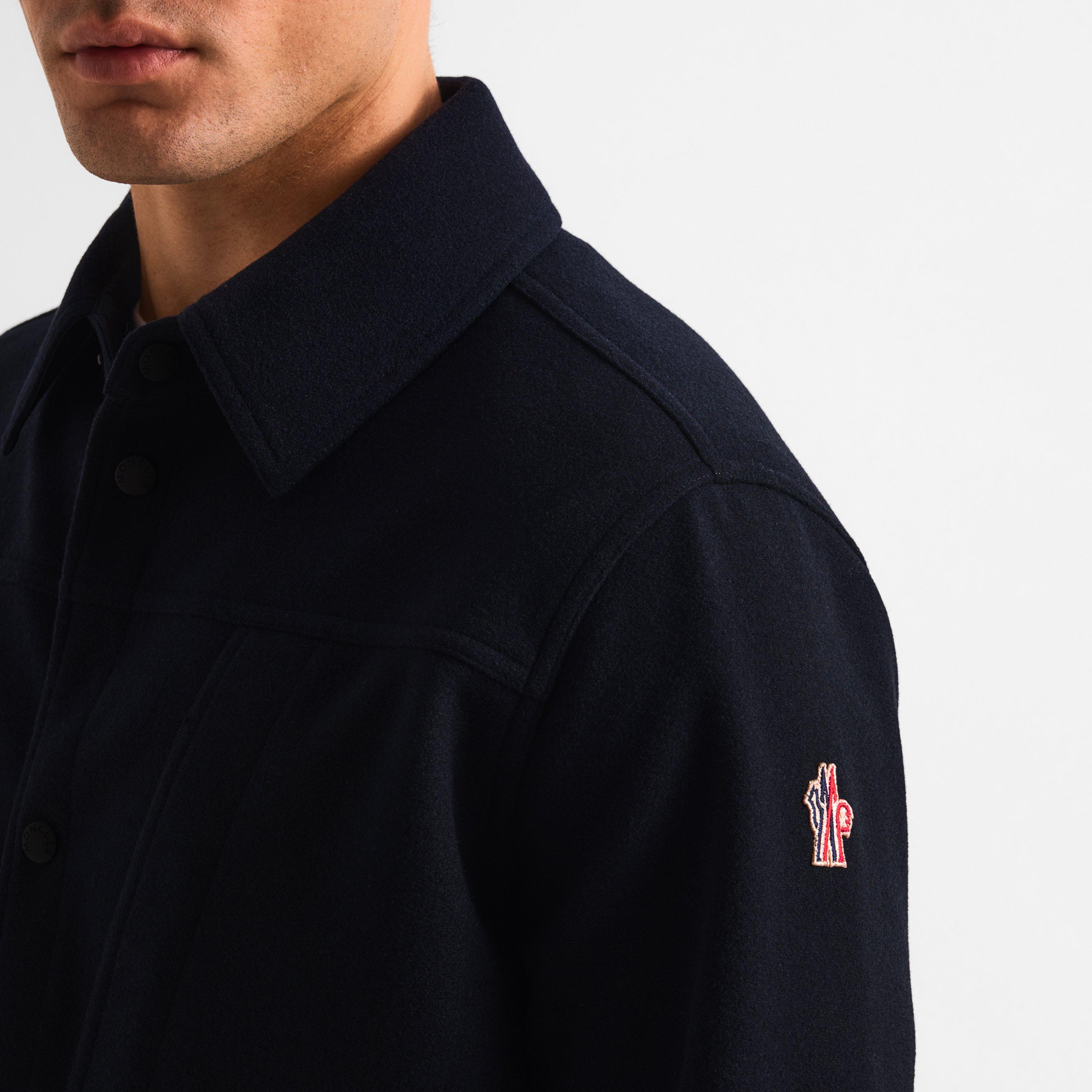 Navy 742 - Moncler - Men's Teddy Fleece Overshirt - 5