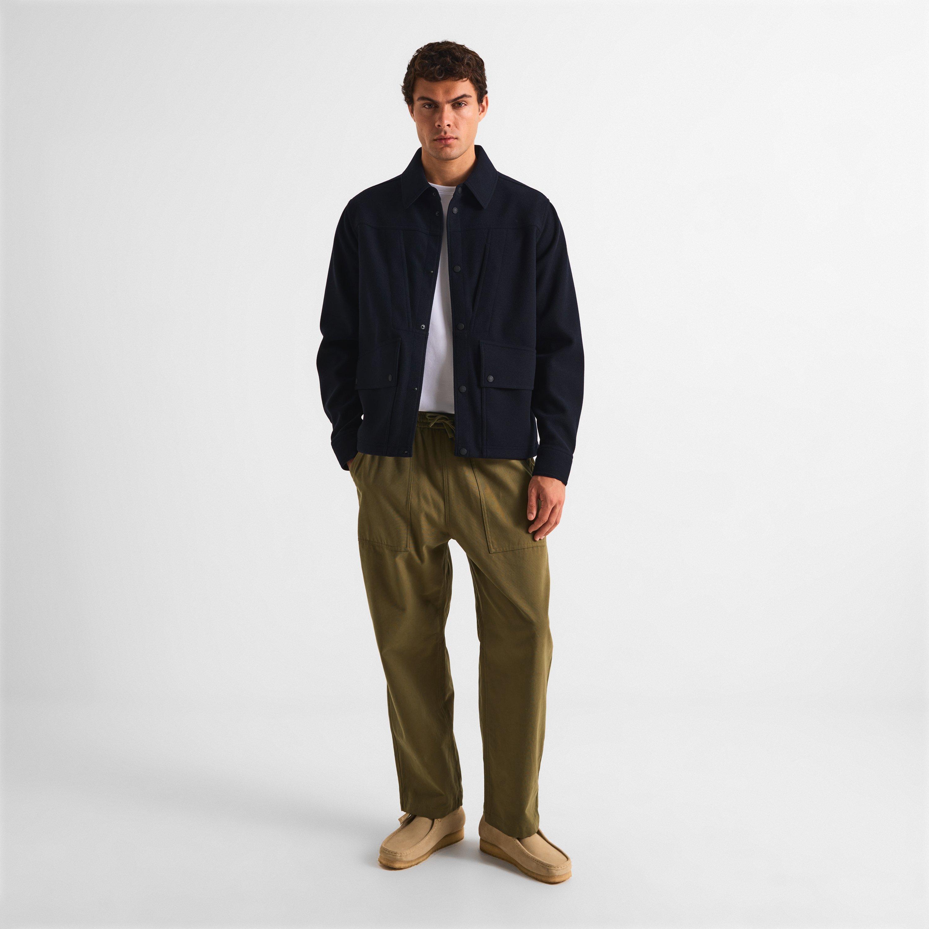 Navy 742 - Moncler - Men's Teddy Fleece Overshirt - 6