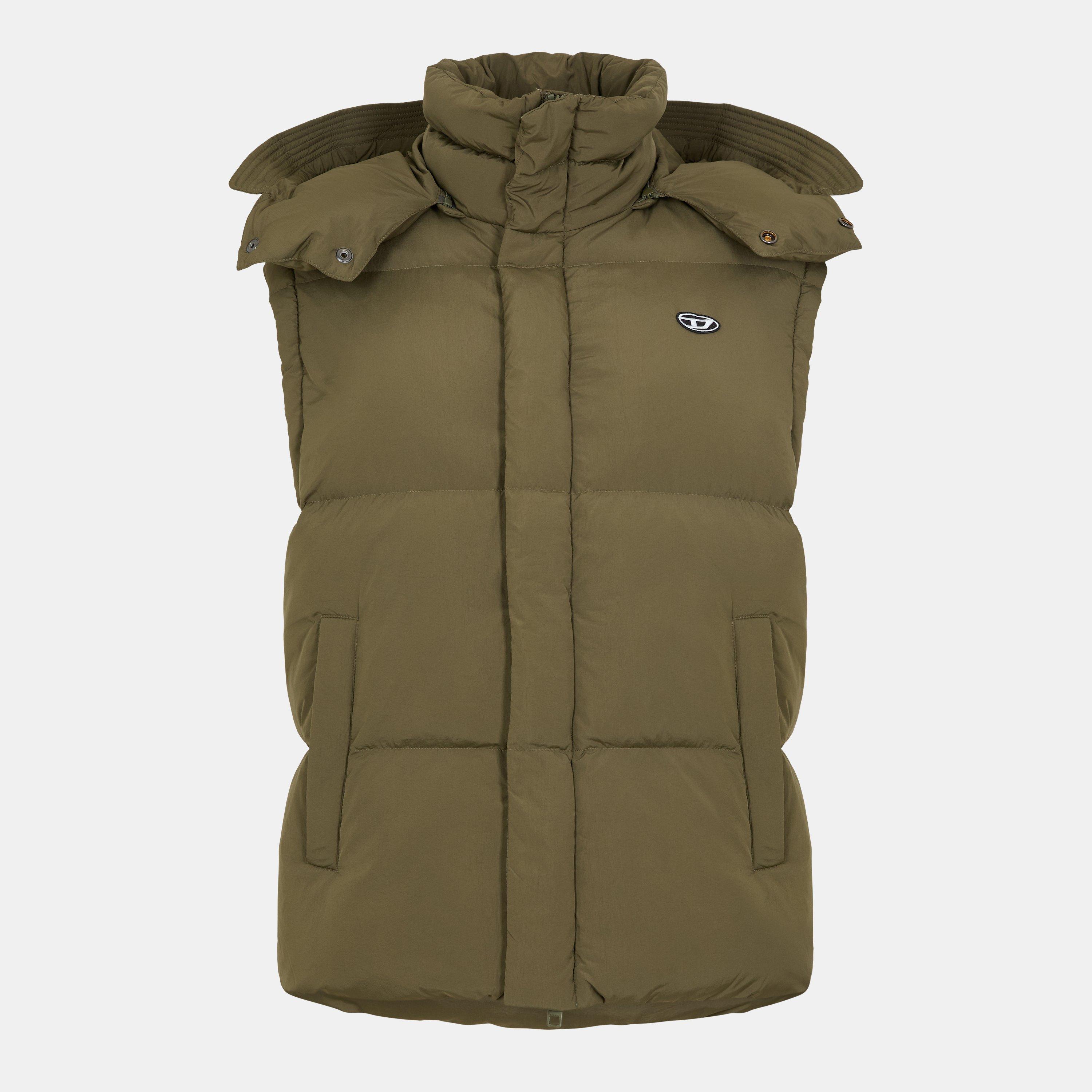 Diesel Men's Toggle Closure Duffle Coat - Ivy Green - S (46)