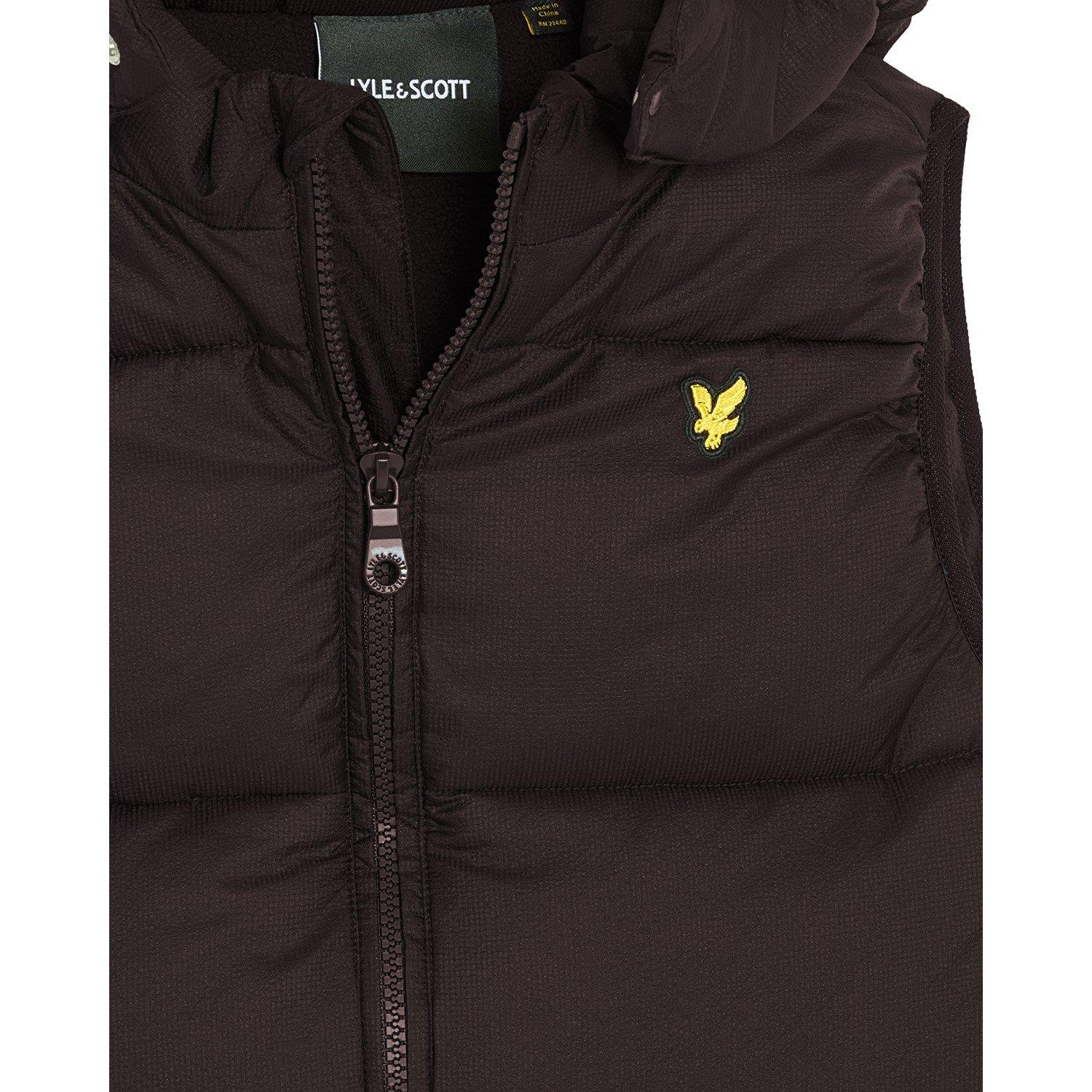 Black Z865 - Lyle and Scott - Quilted Gilet - 3