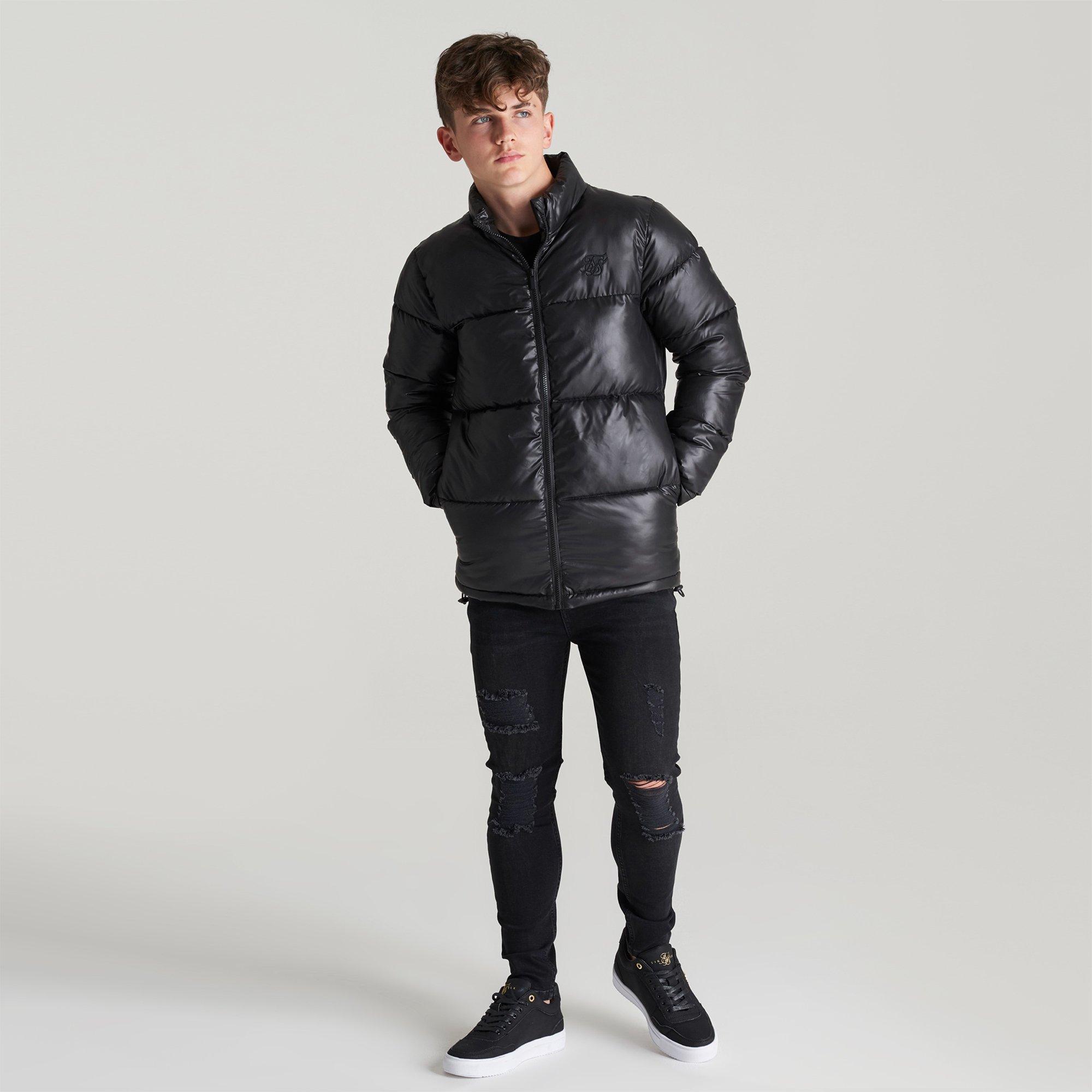 Crna - SikSilk - Shorts Puffer Jacket - 4
