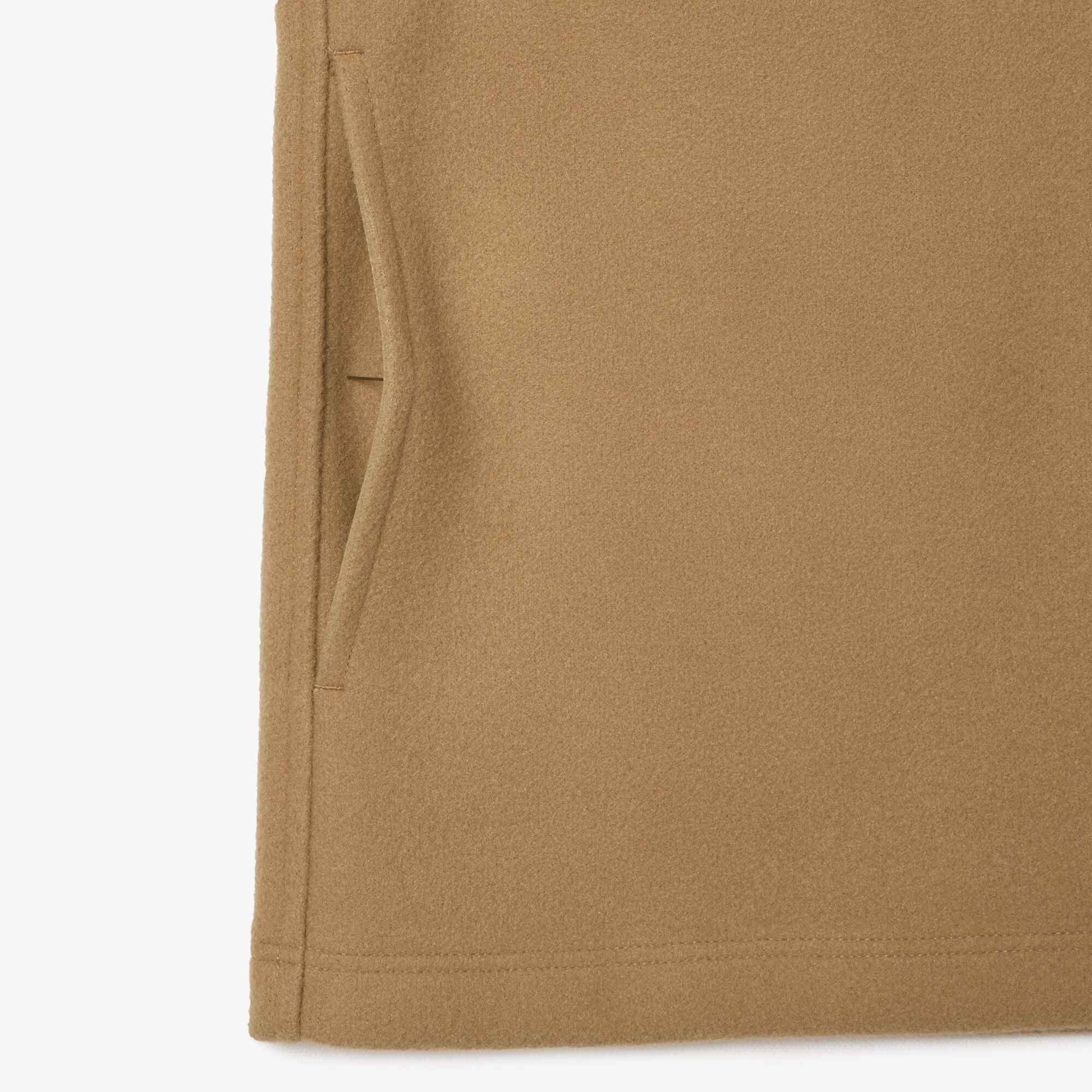 Beige 02S - Lacoste - Men's Wool Overshirt - 3