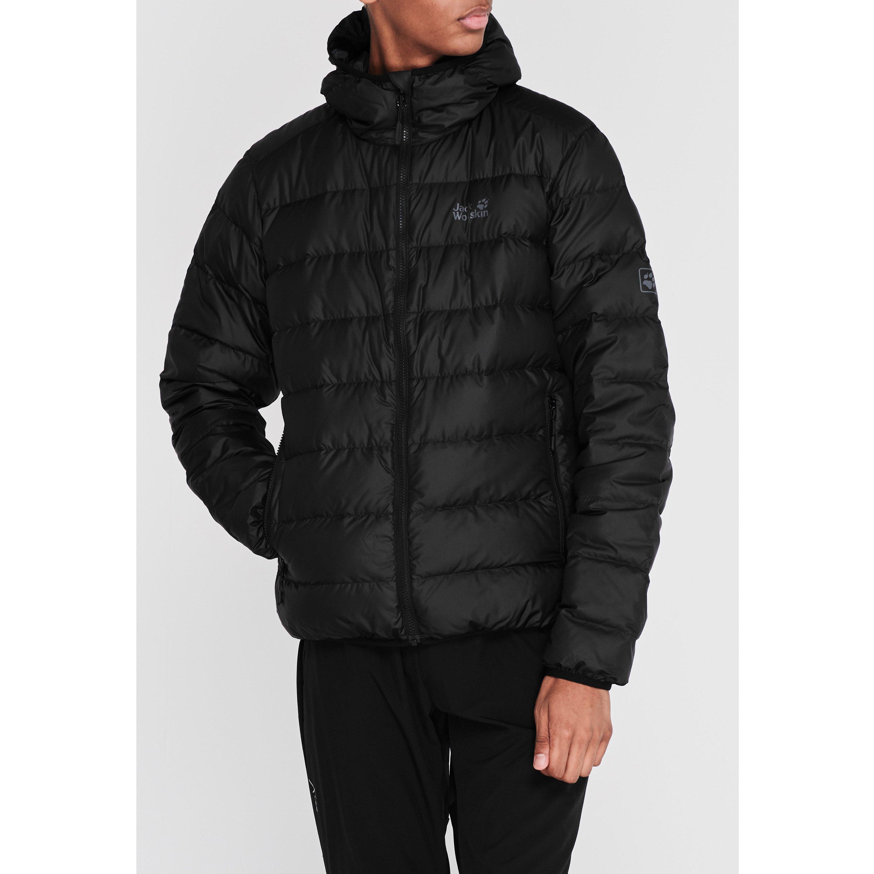 Zwart 6000 - Jack Wolfskin - Men's Helium Water Resistant Windproof Duck Down Long Sleeve Short Puffer Jacket - 3