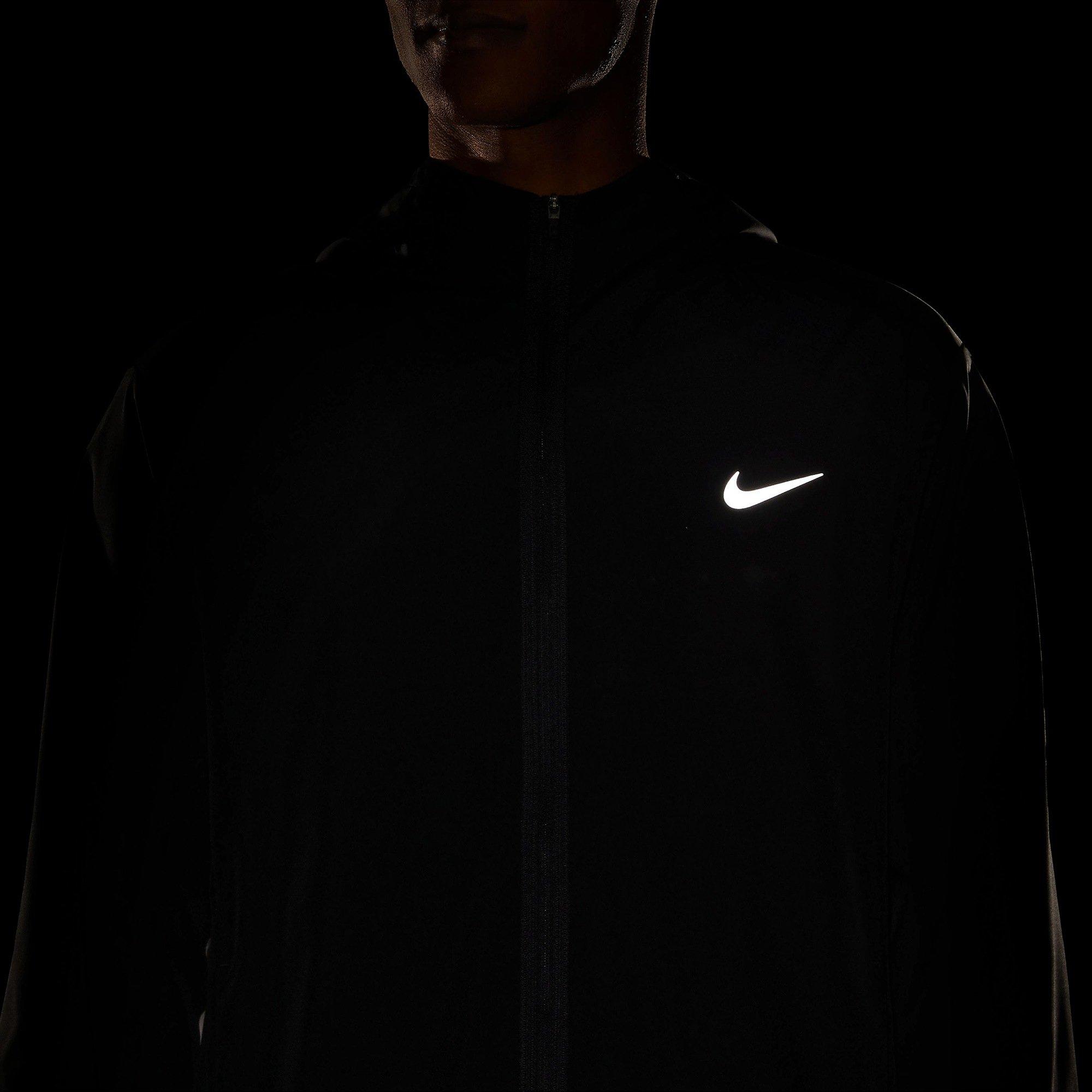 Black/Ref.Silv - Nike - Form Dri FIT Mens Hooded Versatile Performance Jacket - 5