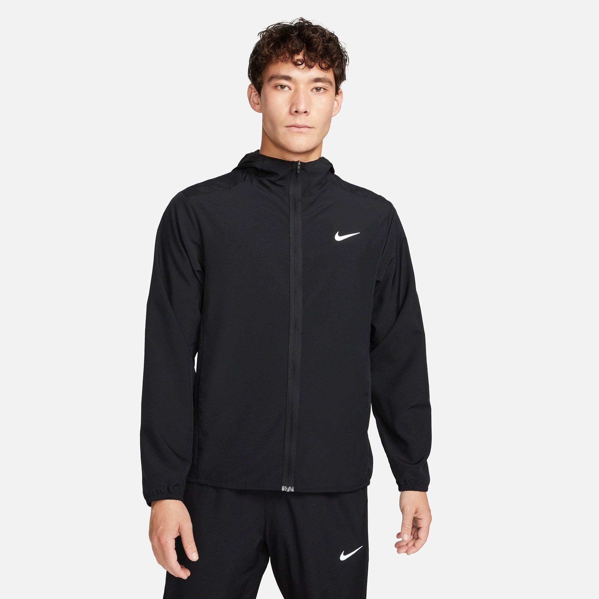Black/Ref.Silv - Nike - Form Dri FIT Mens Hooded Versatile Performance Jacket - 6