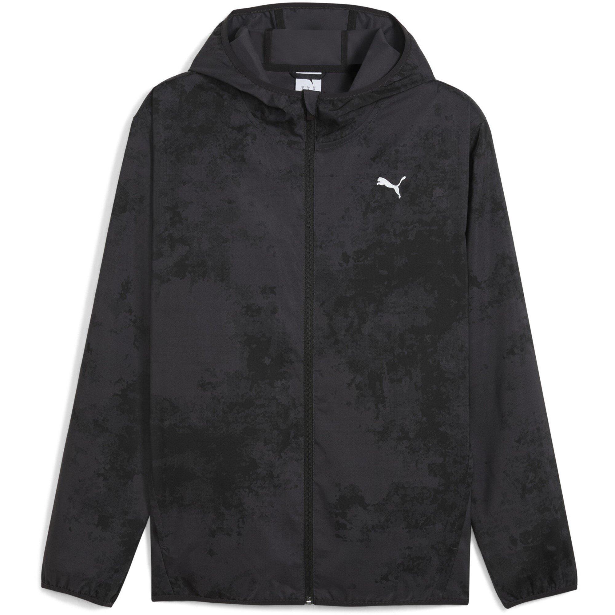 Puma Black-Q3 - Puma - Men's Ess All Over Print Performance Training Jacket - 1