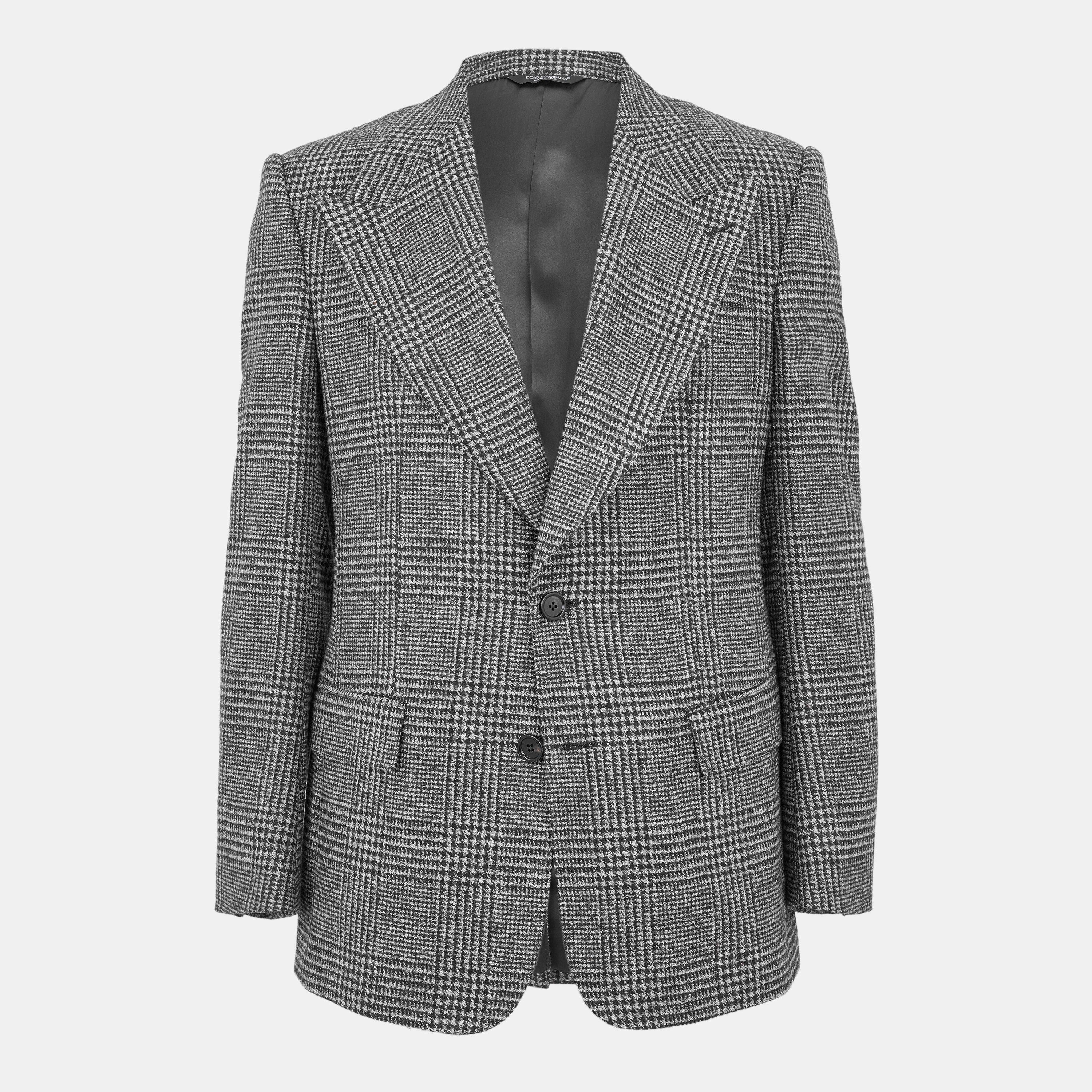 Check - Dolce and Gabbana - Men's Check Coach Jacket - 1