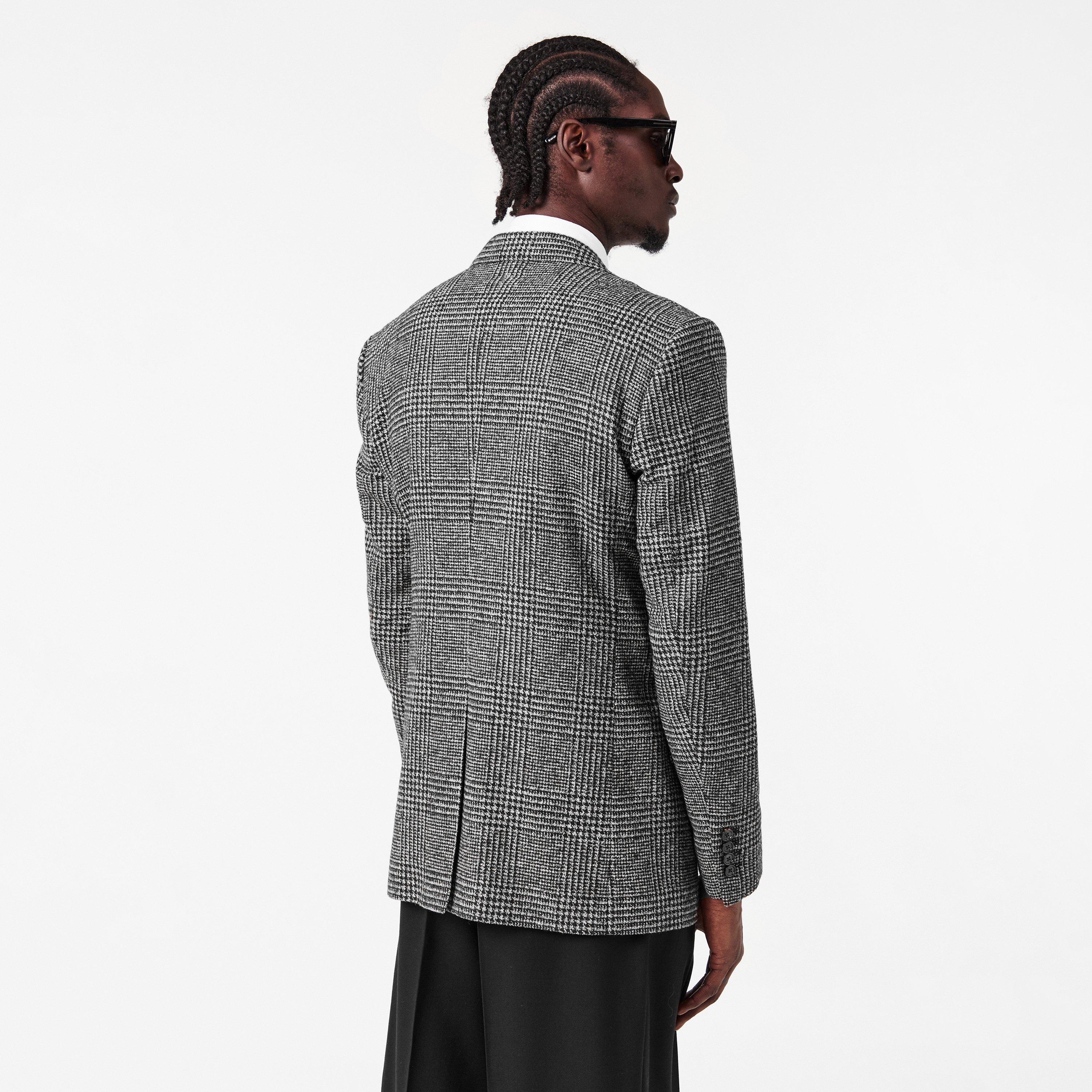 Check - Dolce and Gabbana - Men's Check Coach Jacket - 4