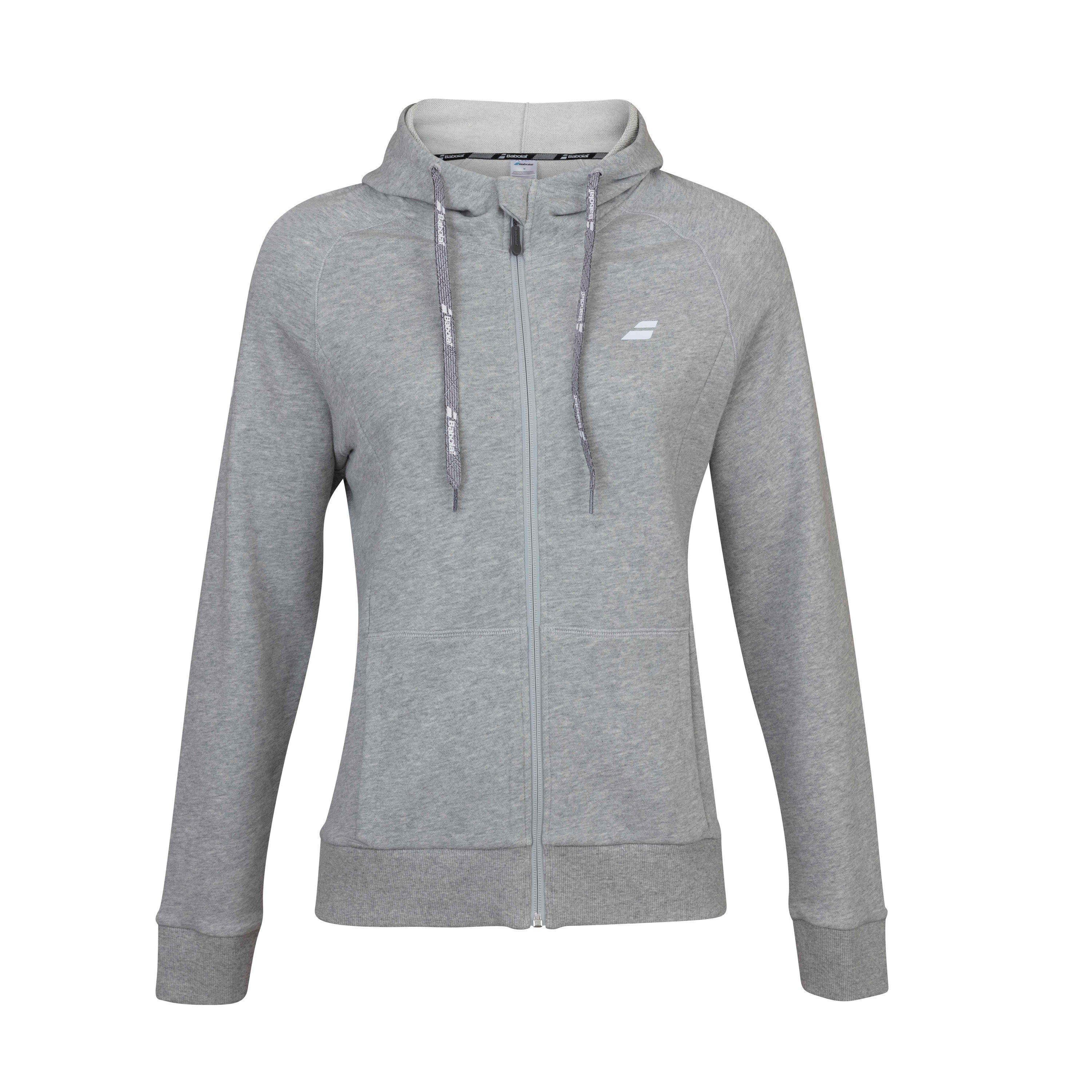 Babolat Kids' Performance Moisture-Wicking Weather-Resistant Training Jacket - High Rise Hthr