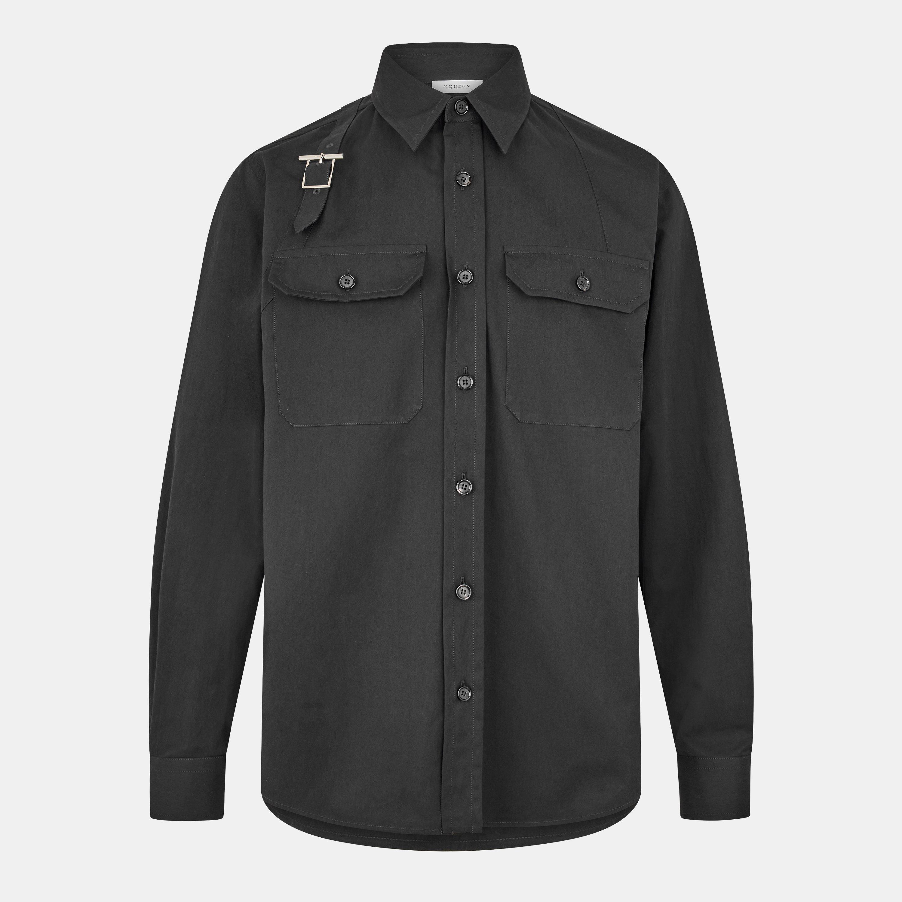 Black - Alexander McQueen - Men's Overshirt - 1