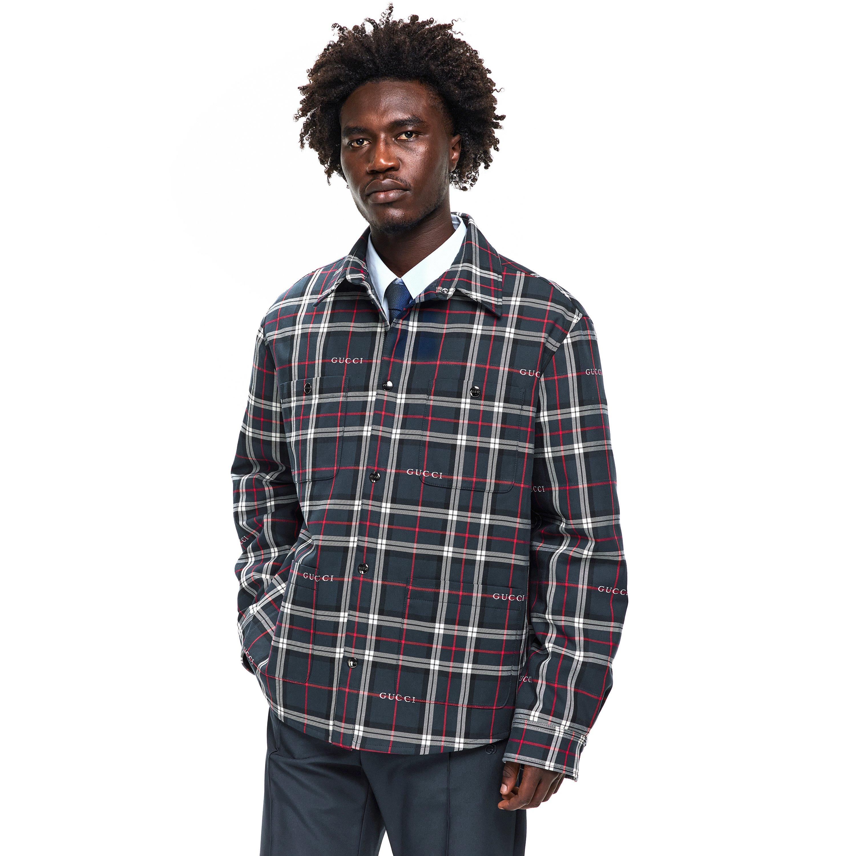 Blue/White - Gucci - Men's SPW Overshirt - 3