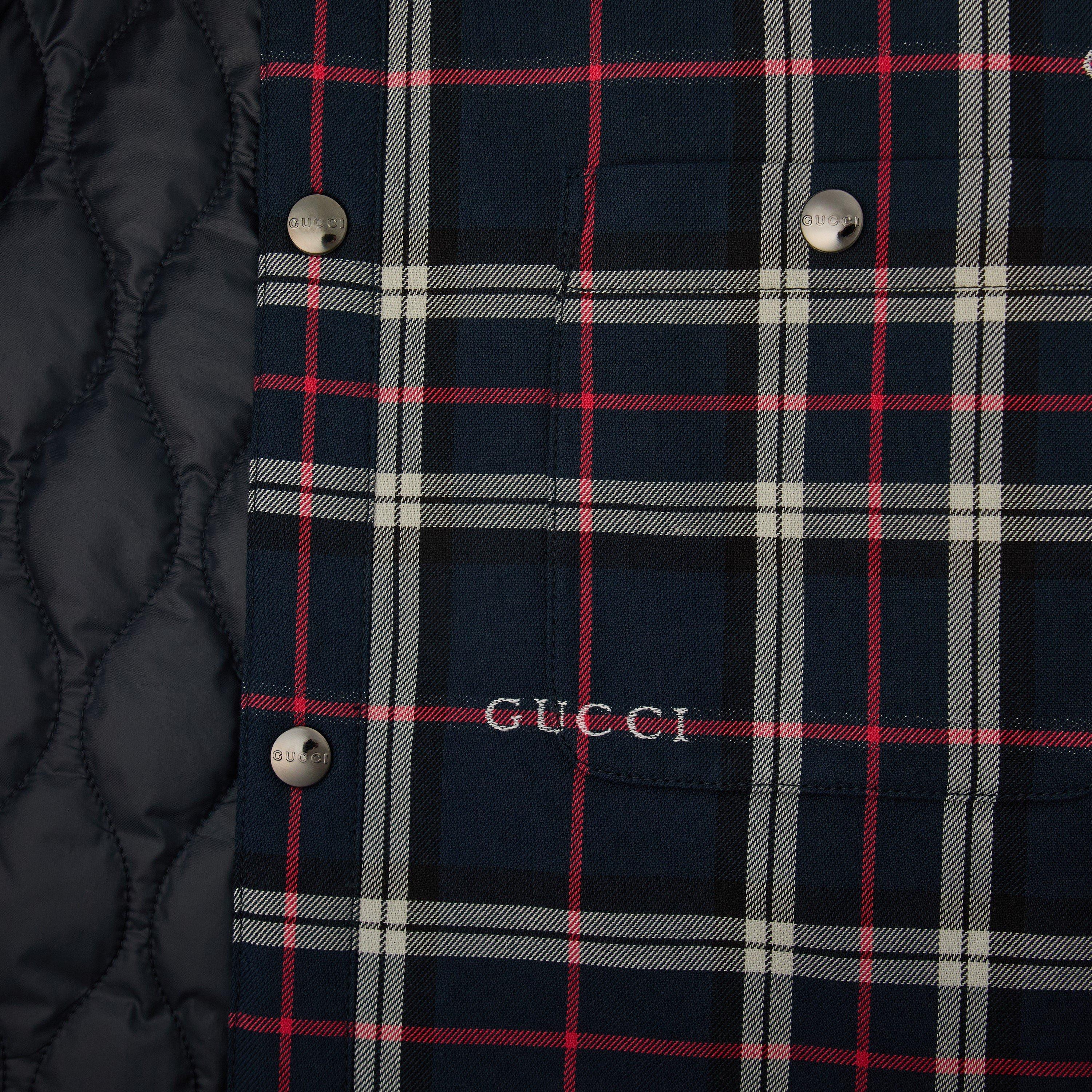 Blue/White - Gucci - Men's SPW Overshirt - 5