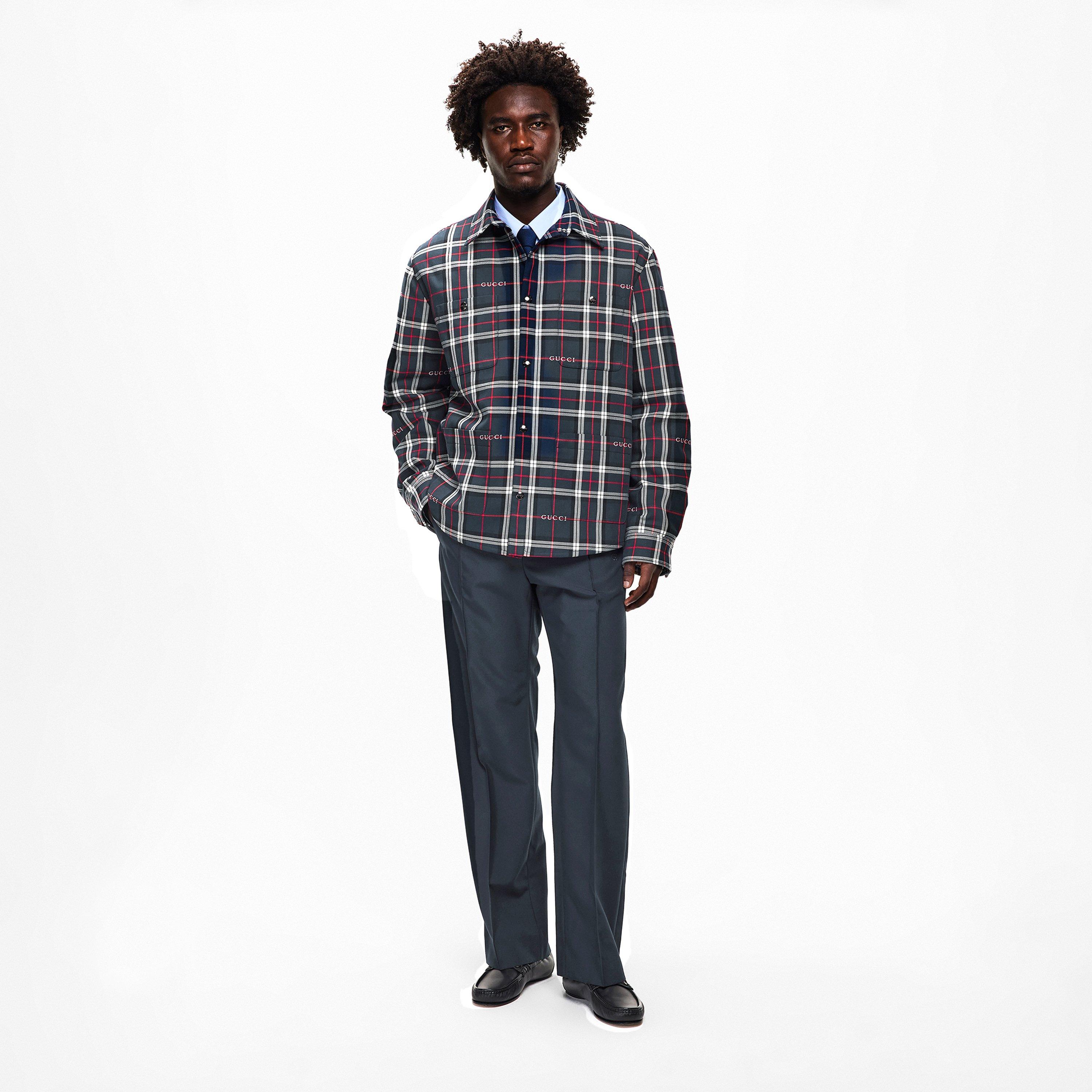 Blue/White - Gucci - Men's SPW Overshirt - 6