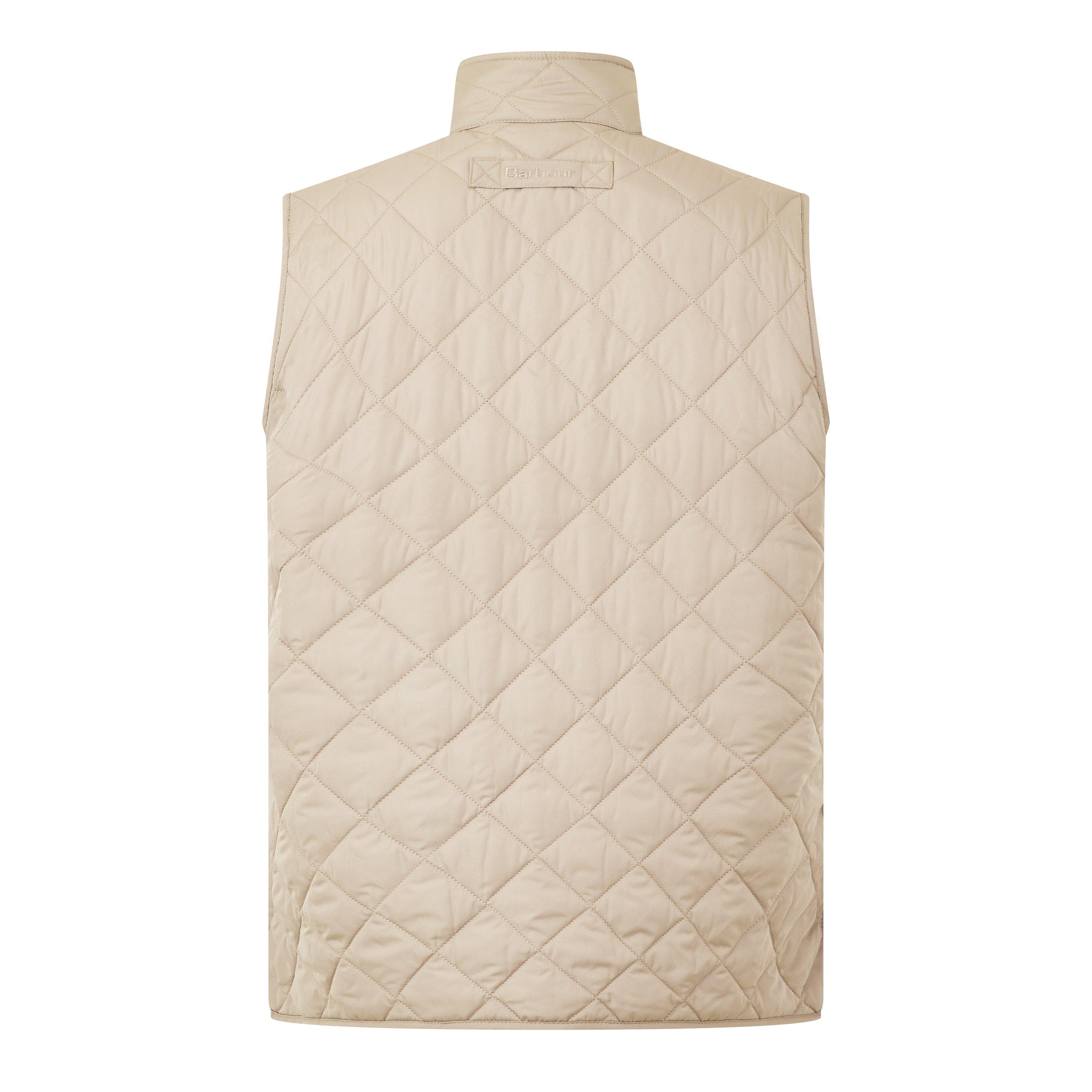 Wshd Stone ST34 - Barbour - Men's Lowerdale Diamond-Quilted Gilet - 2