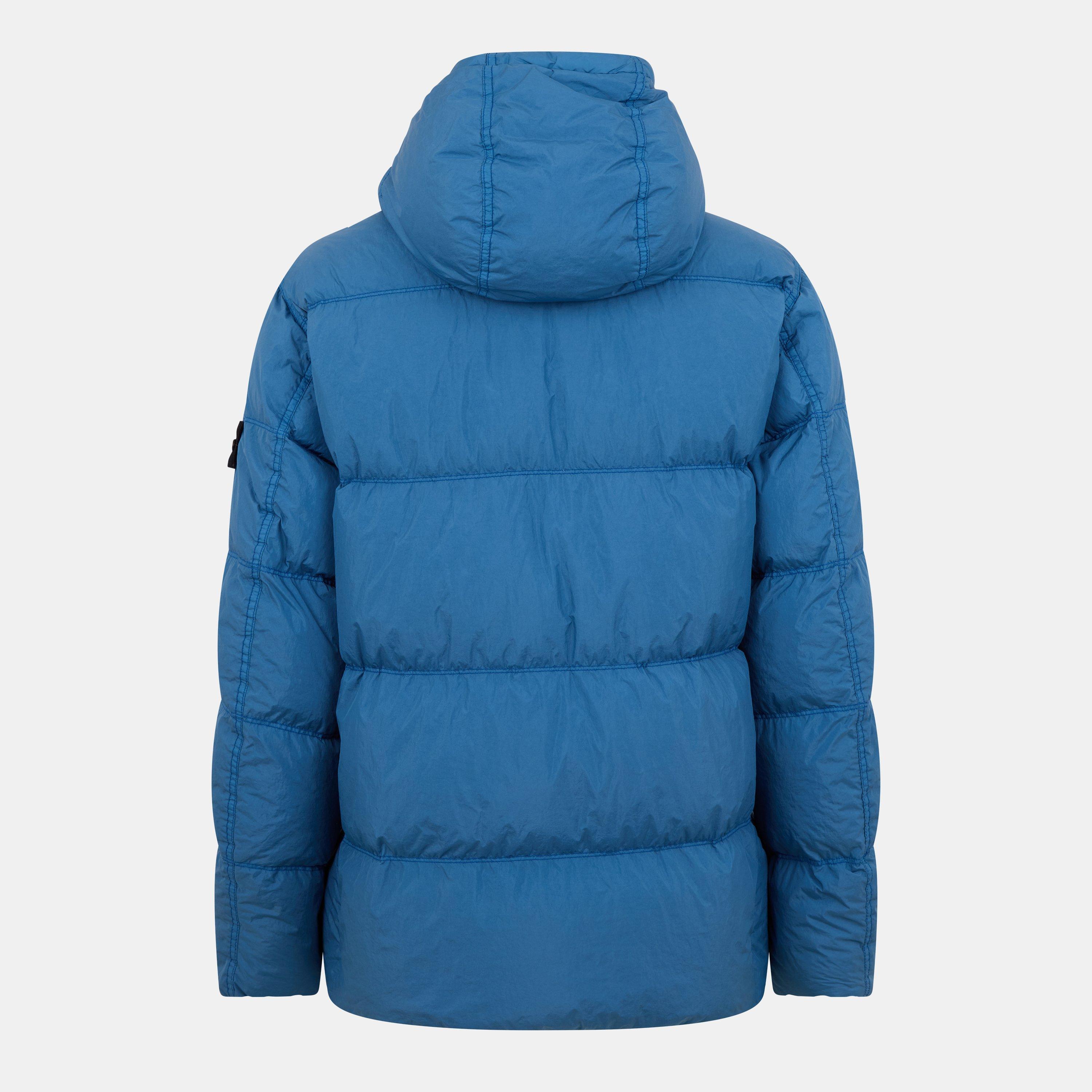 Blue Acc V002B - Stone Island - Men's Crinkle Reps Water Resistant Windproof Down Parka - 2