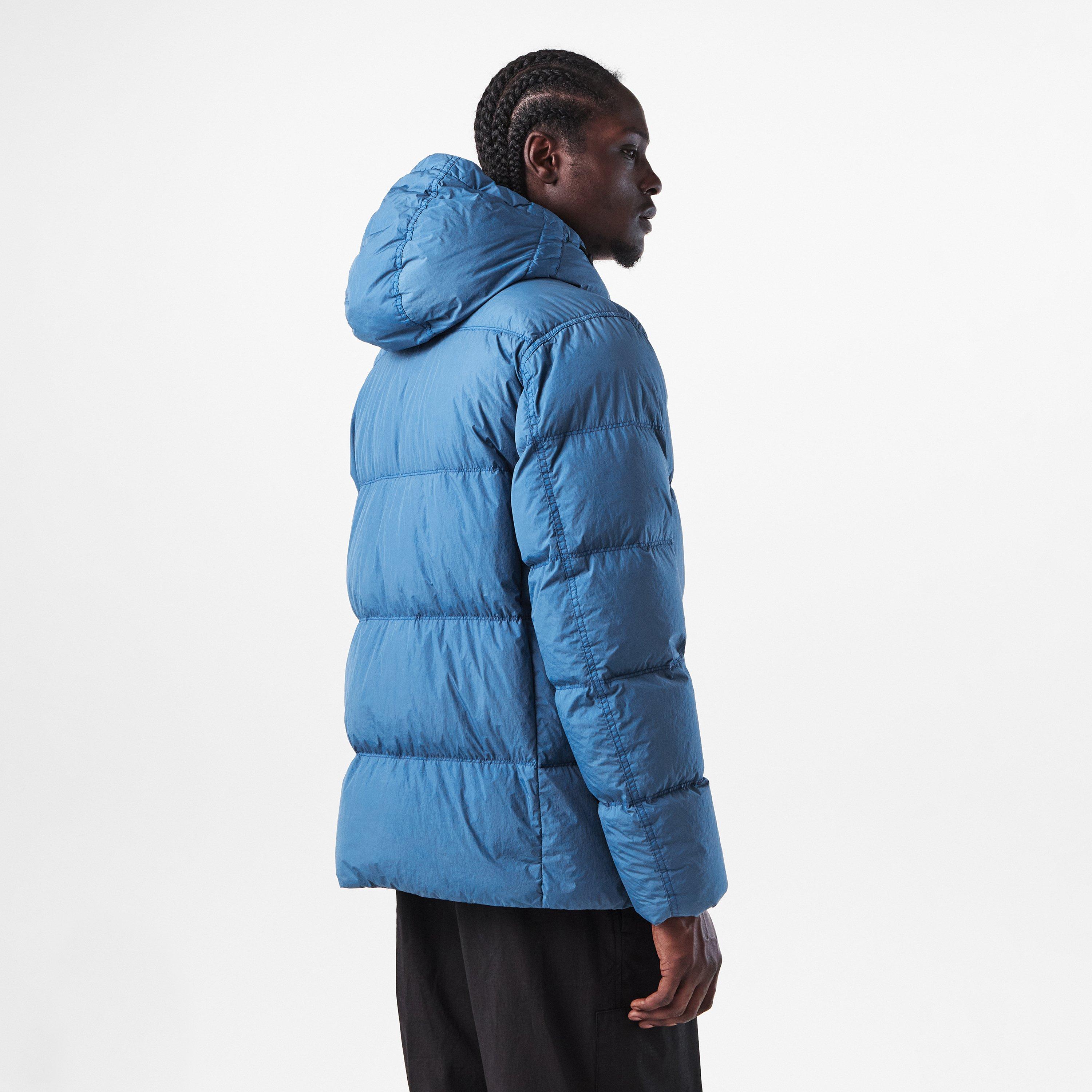 Blue Acc V002B - Stone Island - Men's Crinkle Reps Water Resistant Windproof Down Parka - 4